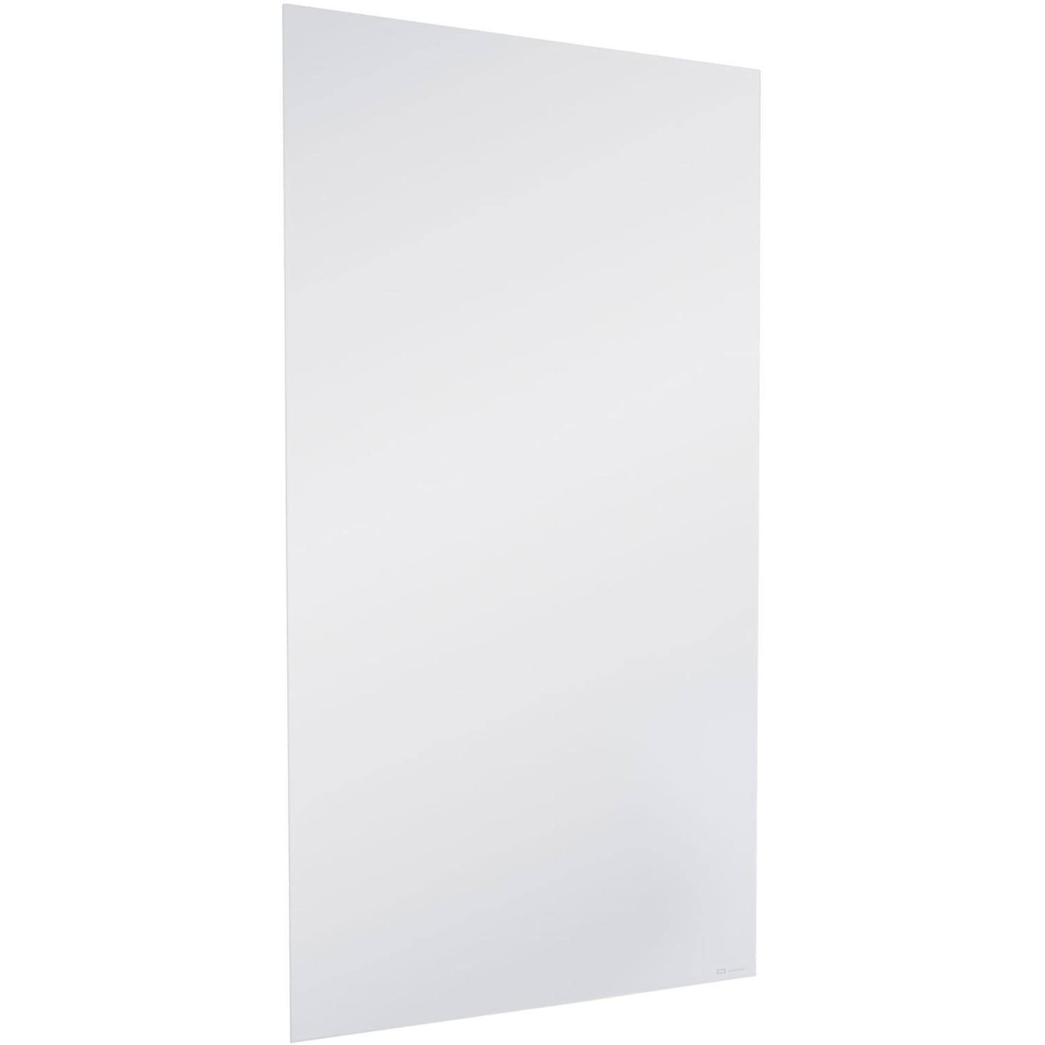 Quartet InvisaMount Vertical Glass Dry-Erase Board - 42x72 - 72in (6 ft)x 42in (3.5 ft) - White Glass Surface - Rectangle - Vertical - Magnetic - 1 Each - Image 3