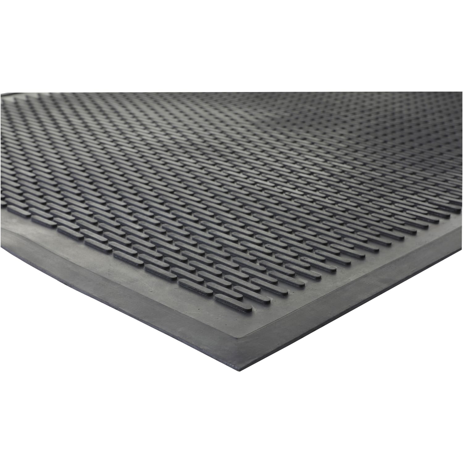 Genuine Joe Clean Step 50% Recycled Scraper Mat, 3ft x 5ft, Black - Image 3