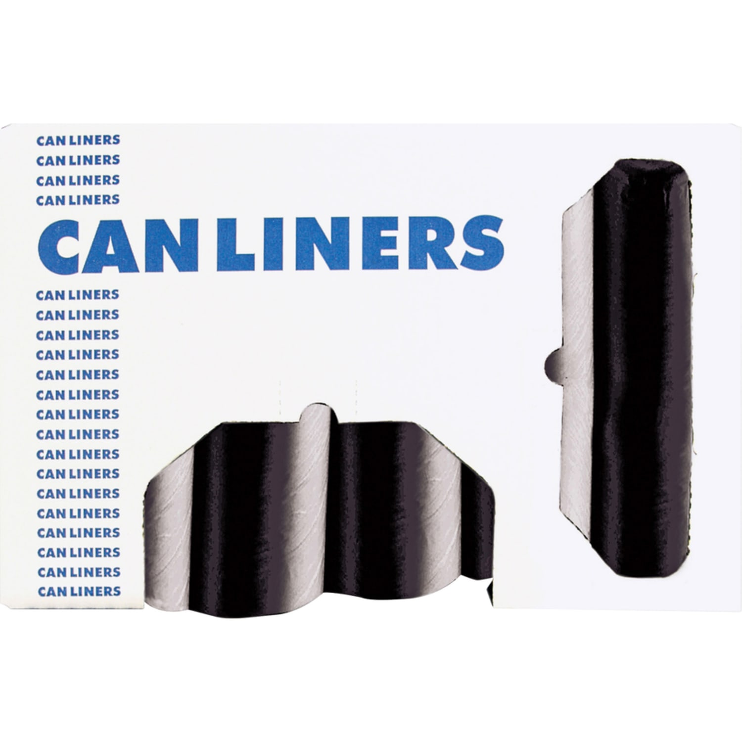Heritage AccuFit RePrime Can Liners - 44 gal/55 lb Capacity - 37in Width x 50in Length x 0.90 mil (23 Micron) Thickness - Black - Resin - Can - 20/Roll - 5 / Carton - Image 3