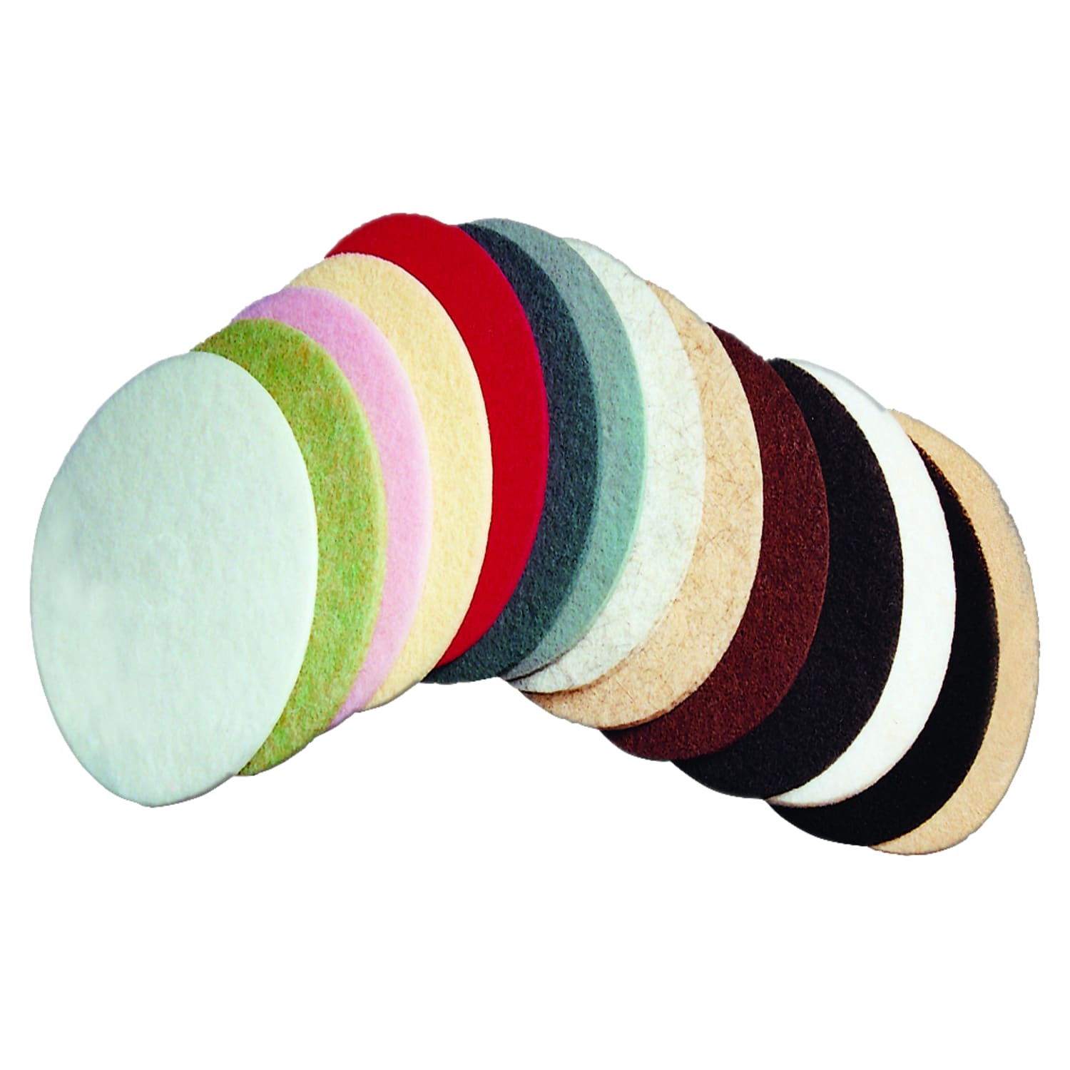 SKILCRAFT 5100 Series Floor Buffing Pad, 20in, Natural (AbilityOne 7910-01-501-2973)