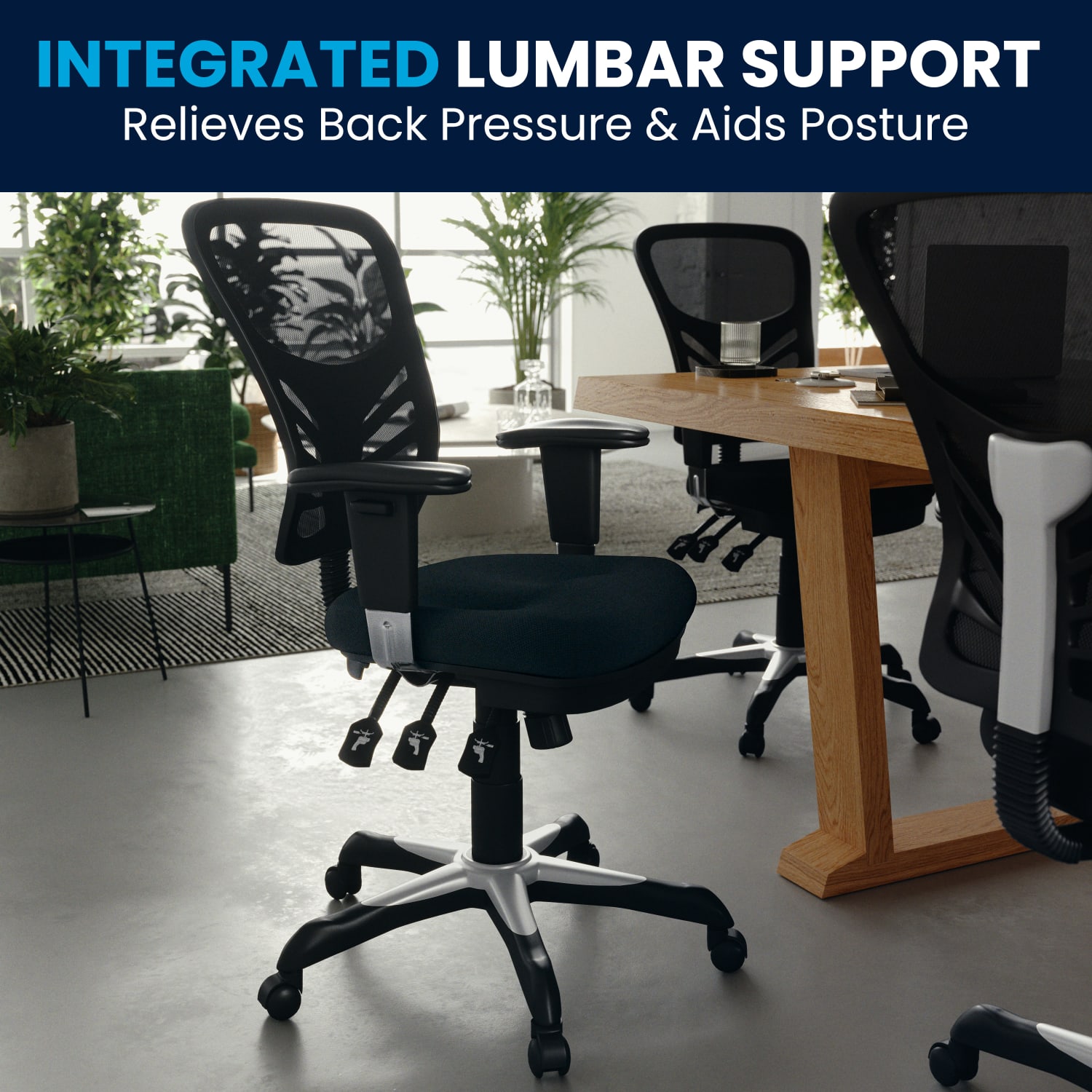 Flash Furniture Nicholas MidBack Black Mesh Multifunction Executive Swivel Ergonomic Office Chair with Adjustable Arms Black PopularChairscom Flash Furniture Nicholas Mid Back Black Mesh Multifunction Executive Swivel Ergonomic Office Chair with Adjustable Arms Black PopularChairscom