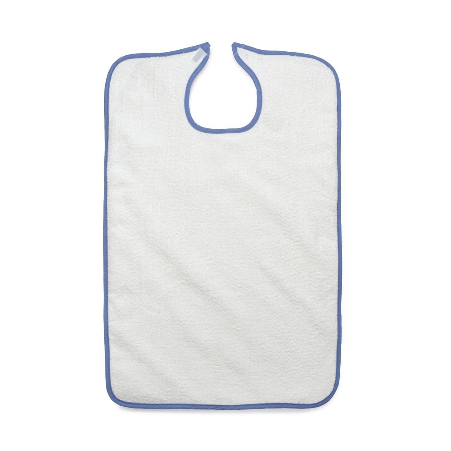 Medline Terry Cloth Clothing Protectors, 21in x 33in, White, Pack Of 12