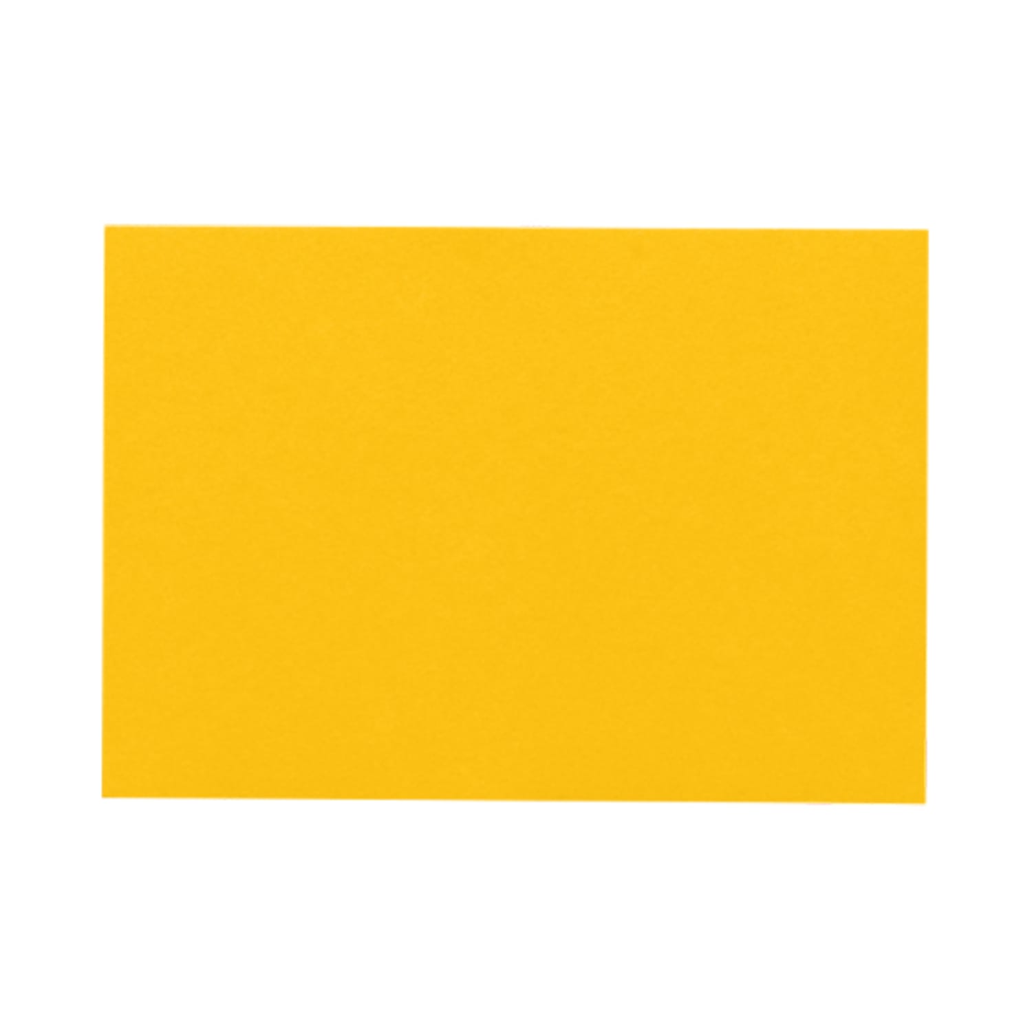 LUX Flat Cards, A9, 5 1/2in x 8 1/2in, Sunflower Yellow, Pack Of 50