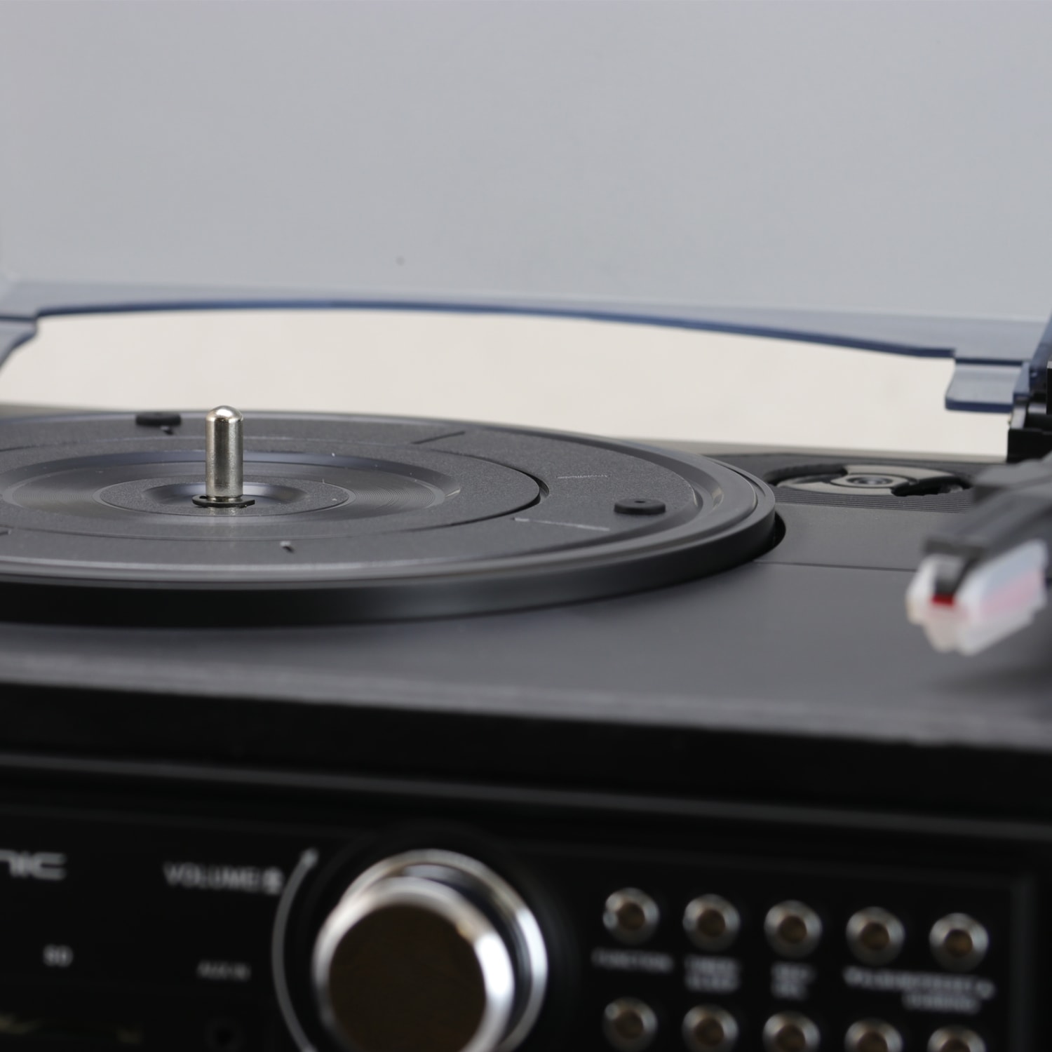 Trexonic 3-Speed Vinyl Turntable Home Stereo System, Black - Image 6