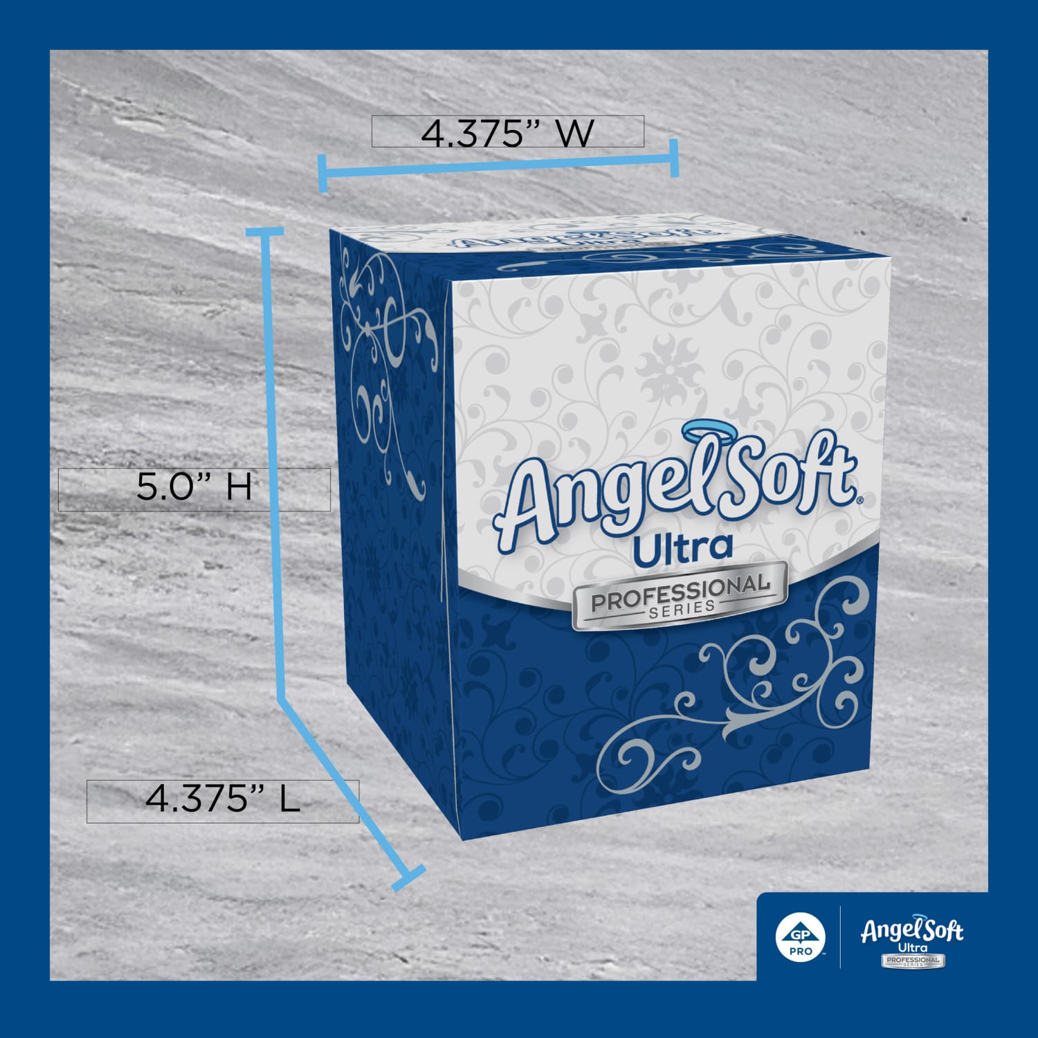 Angel Soft by GP PRO Ultra Professional Series Premium 2-Ply Facial Tissue, 96 Sheets Per Box, Case Of 36 Boxes - Image 5