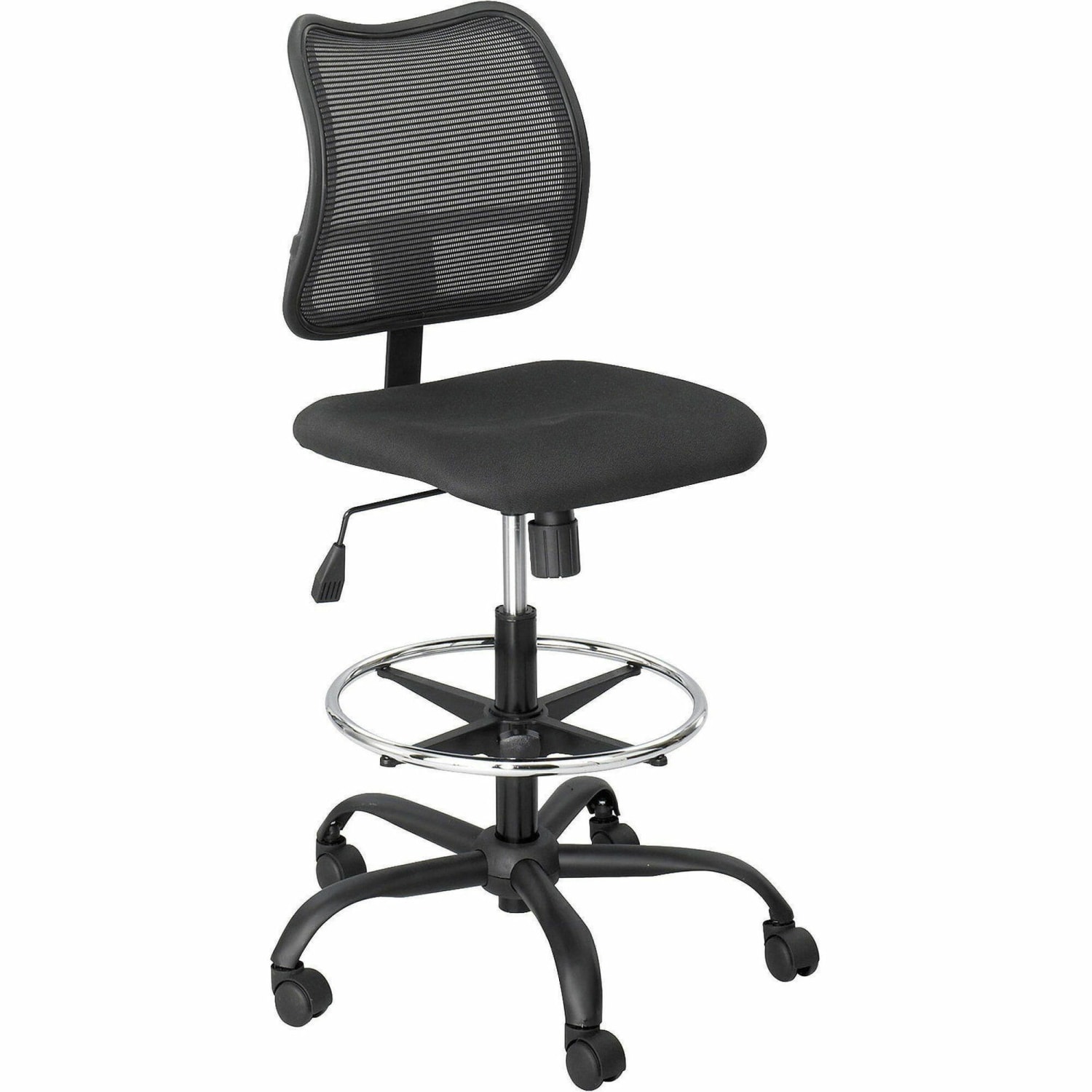 Safco Vue Mesh Extended Height Chair Black PopularChairscom