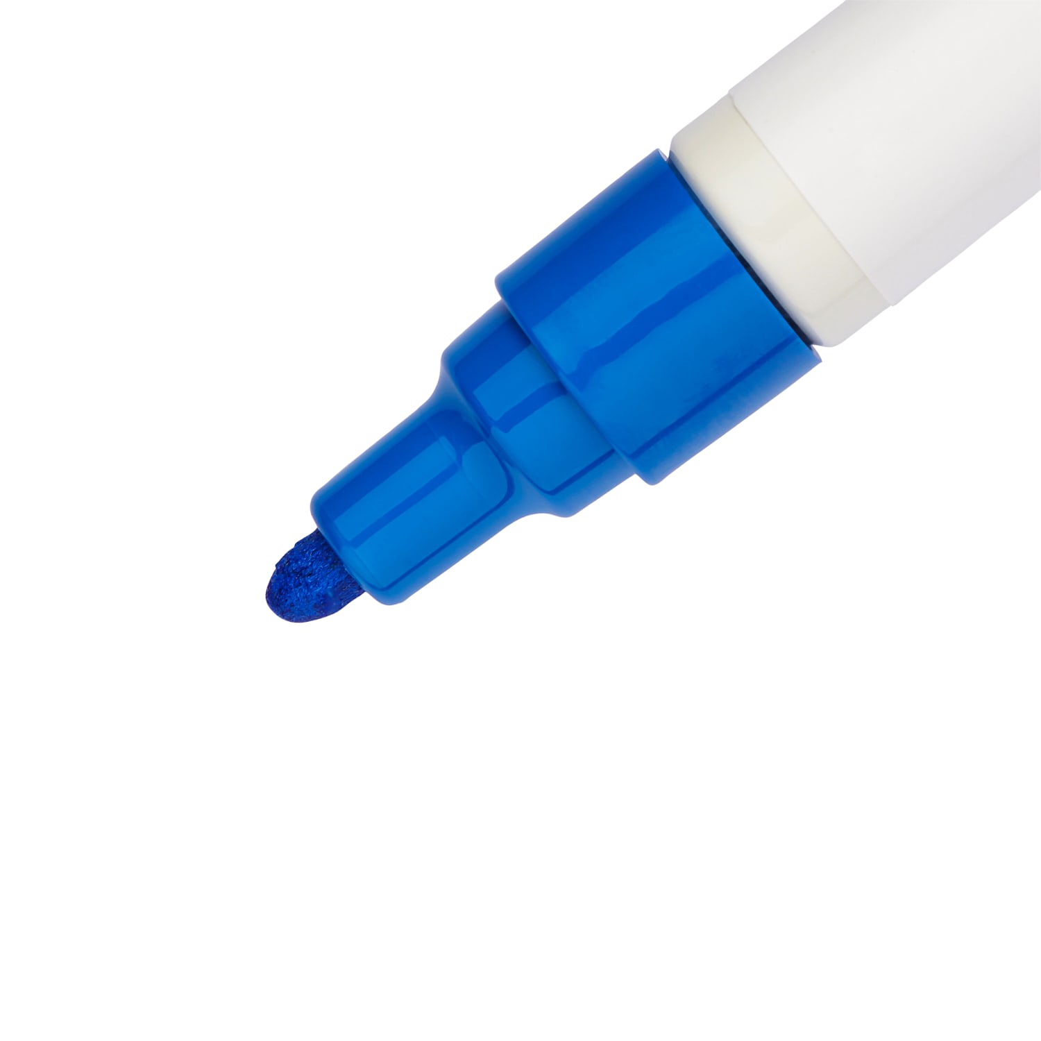 uni uni Paint PX 20 Oil Based Paint Marker  Medium Marker Point  Blue Ink  Oil Based  White Barrel  1 Each - Image 3