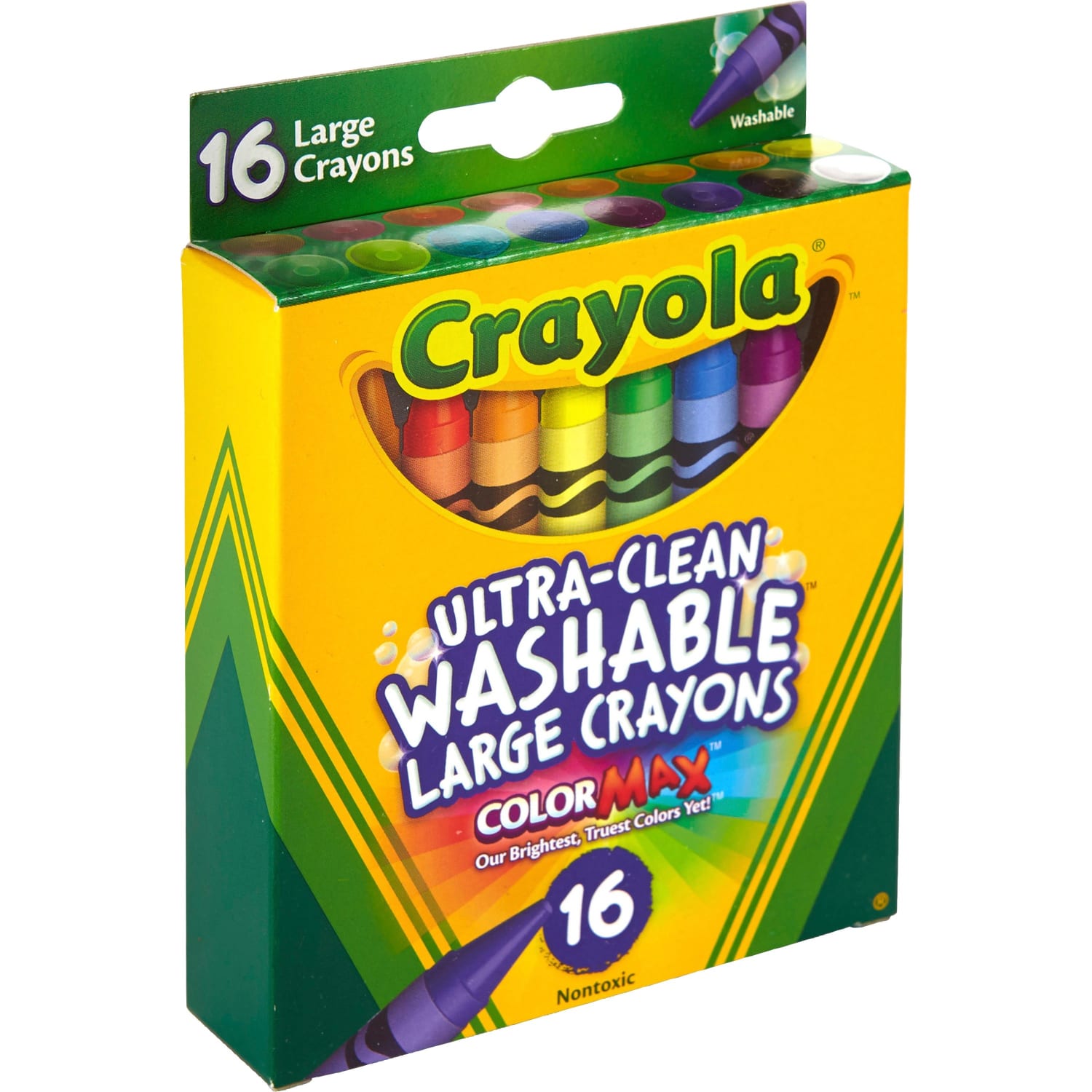 Crayola Washable Crayons, Assorted Colors, Pack Of 16 - Image 5