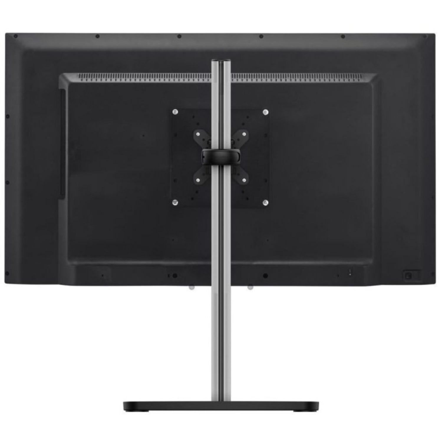 Atdec Visidec Dual-Monitor Metal Freestanding Vertical Desk Stand For 15in Monitors, 29inH x 16-5/8inW x 12inD, Silver - Image 4