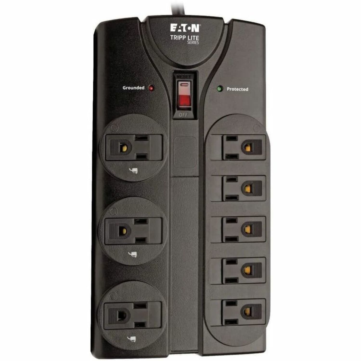 Eaton Tripp Lite Series Surge Protector Power Strip 8 Outlet 8 " Cord Black 1440 J - Surge protector - TLP808B - Image 5