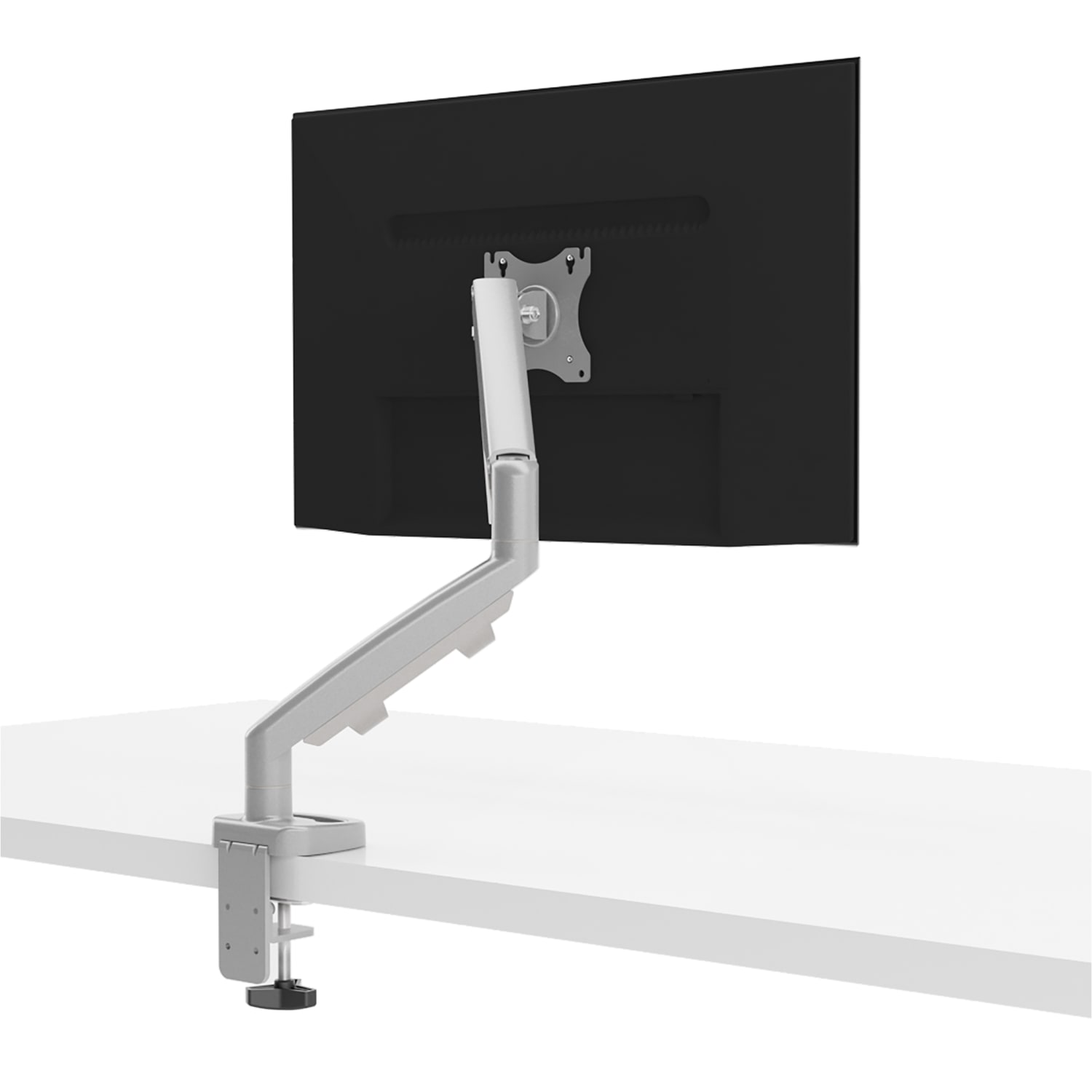 Fellowes Eppa Adjustable Single Monitor Arm For Monitors Up To 17.6 Lb, BIMA, Silver - Image 6