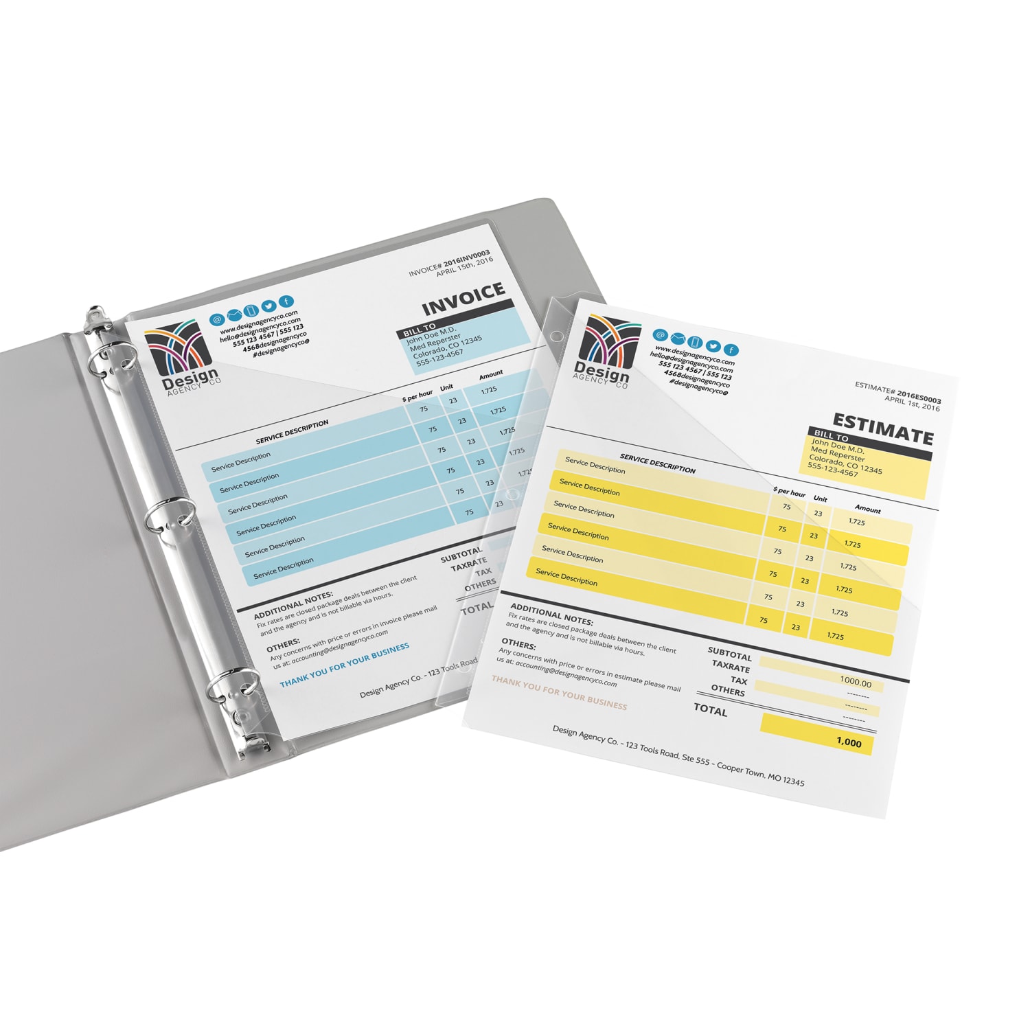 Office Depot Brand Single Pocket Sheet Protectors, 8-1/2in x 11in, Clear, Pack of 5 - Image 3