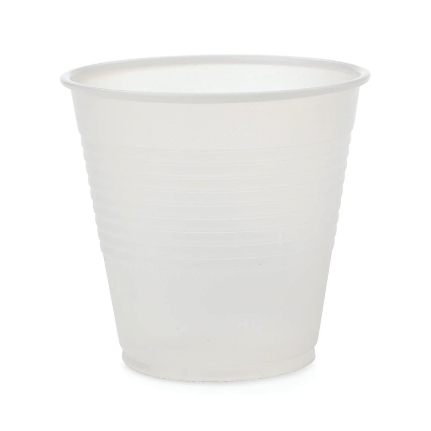 Medline Disposable Plastic Drinking Cups, 5 Oz, Translucent, 100 Cups Per Bag, Case Of 25 Bags