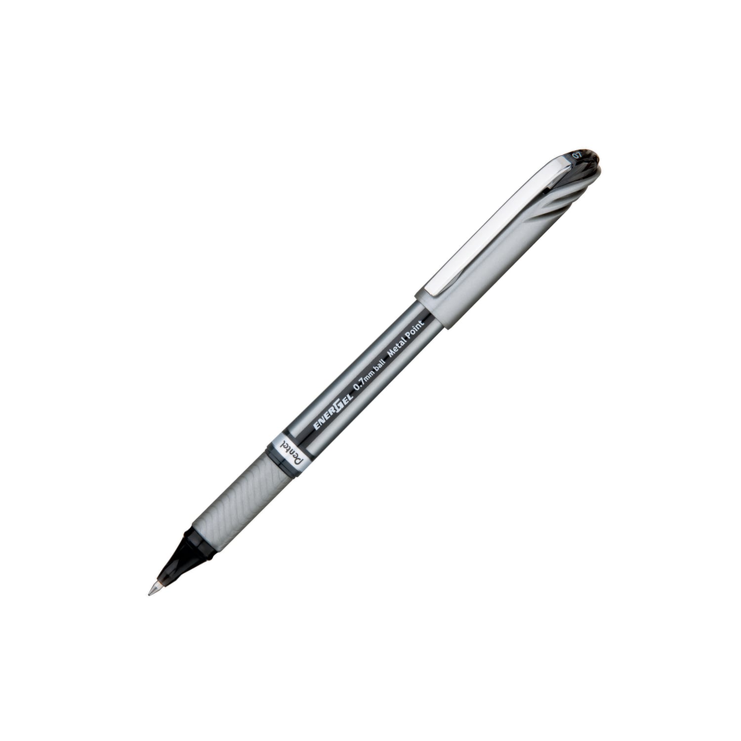 Pentel EnerGel NV Liquid Gel Pens, Medium Point, 0.7 mm, Black Ink, Pack Of 12 Pens - Image 3