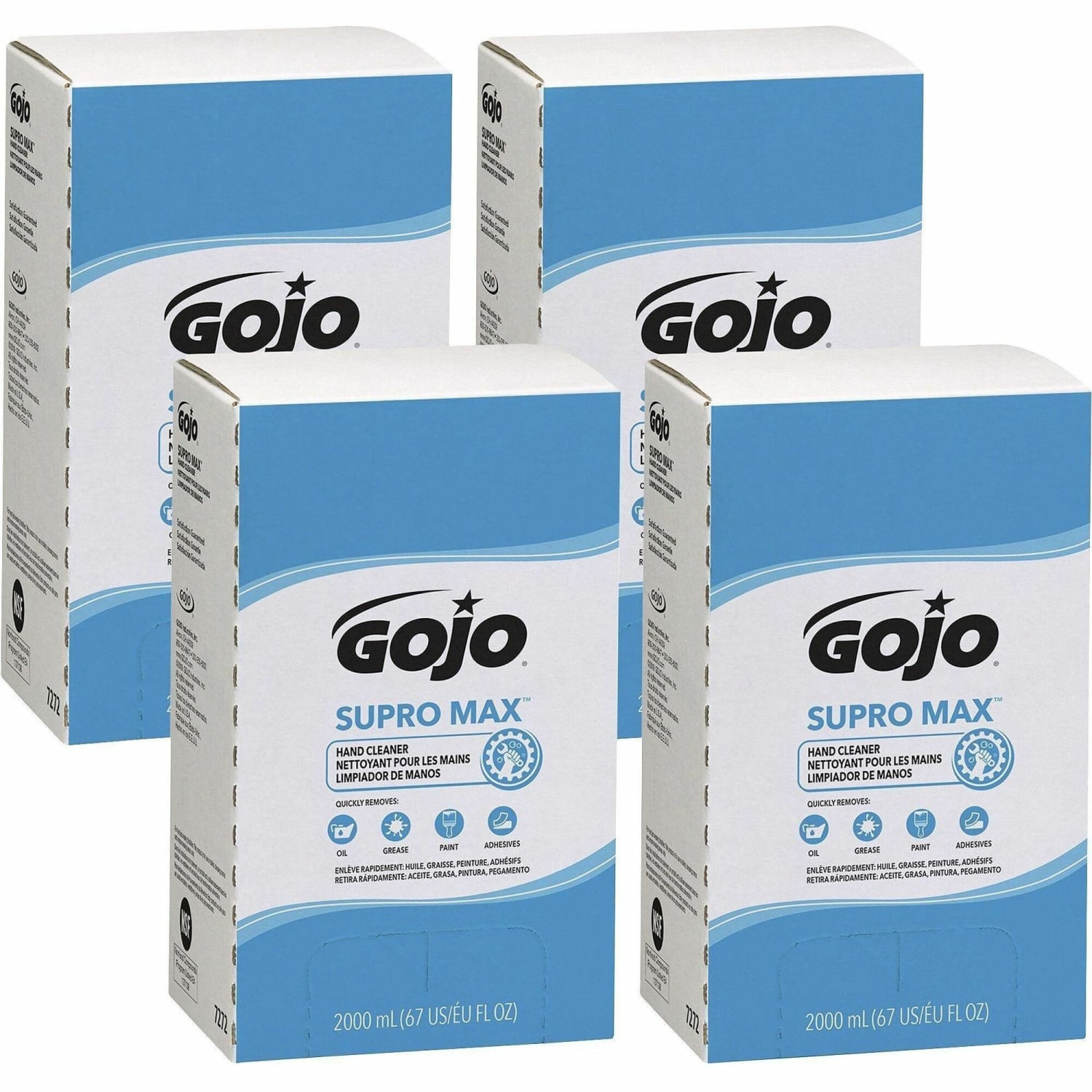 GOJO SUPRO MAX Lotion Hand Soap Cleaner, Citrus Scent, 67.6 Oz Refill - Image 4