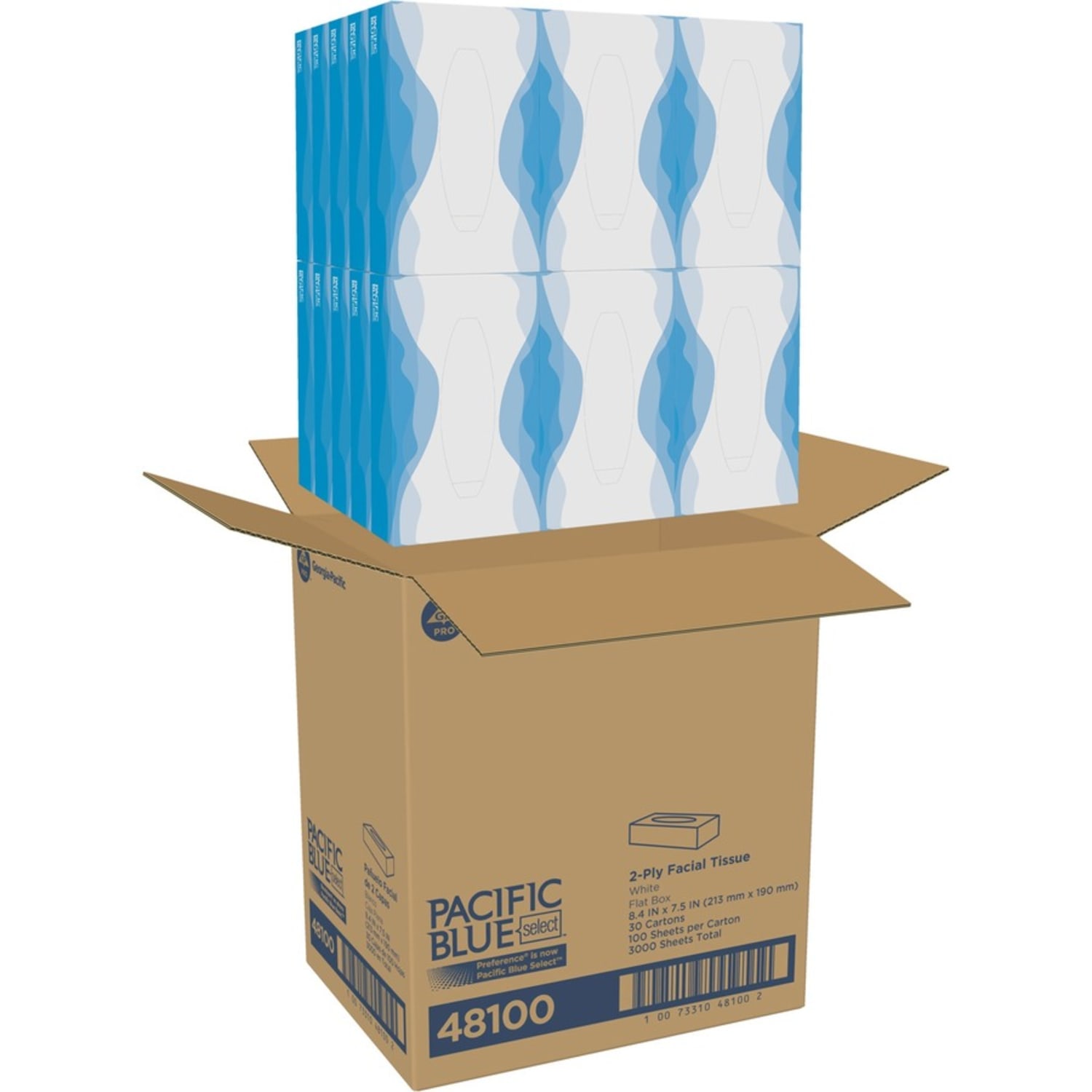 Georgia-Pacific 2-Ply Facial Tissue, 1 Box - Image 4