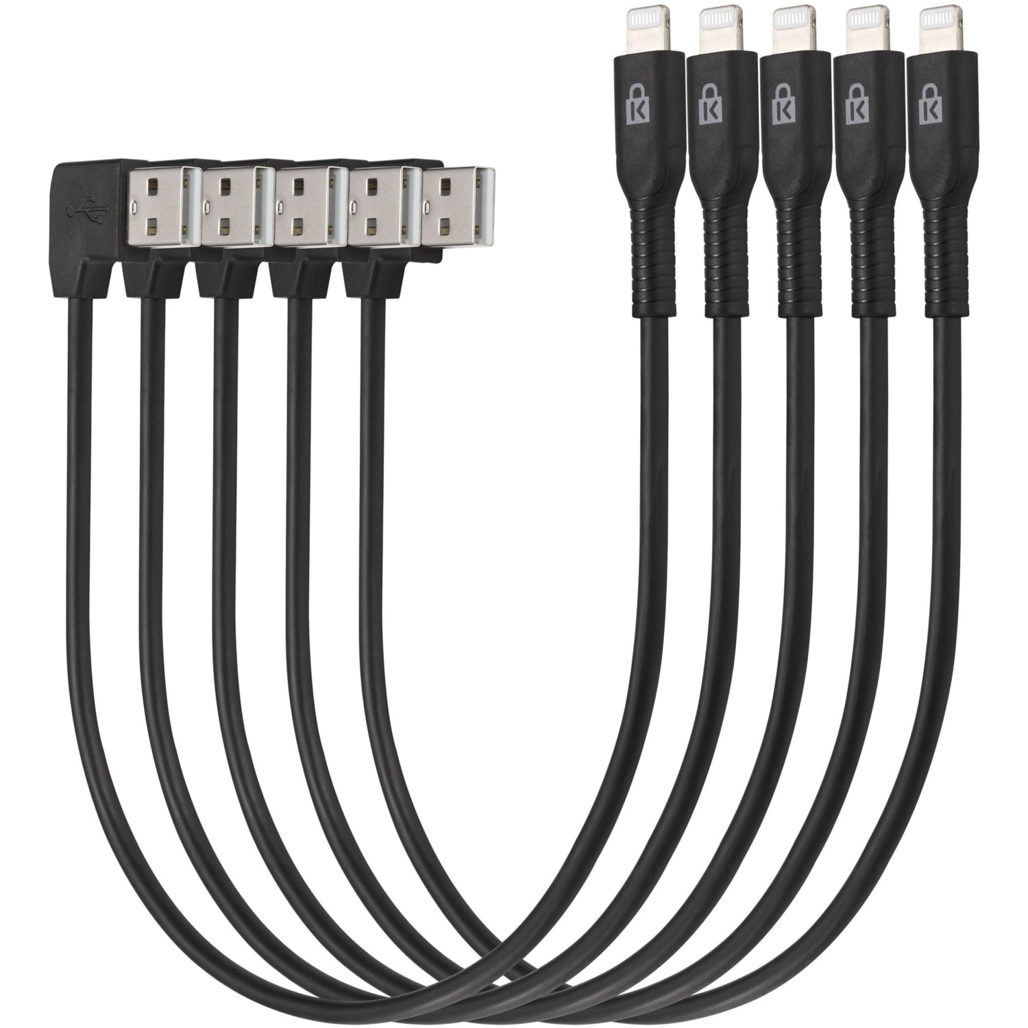 Kensington Lightning/USB Data Transfer Cable - Lightning/USB Data Transfer Cable - First End: USB 2.0 Type A - K67864WWA