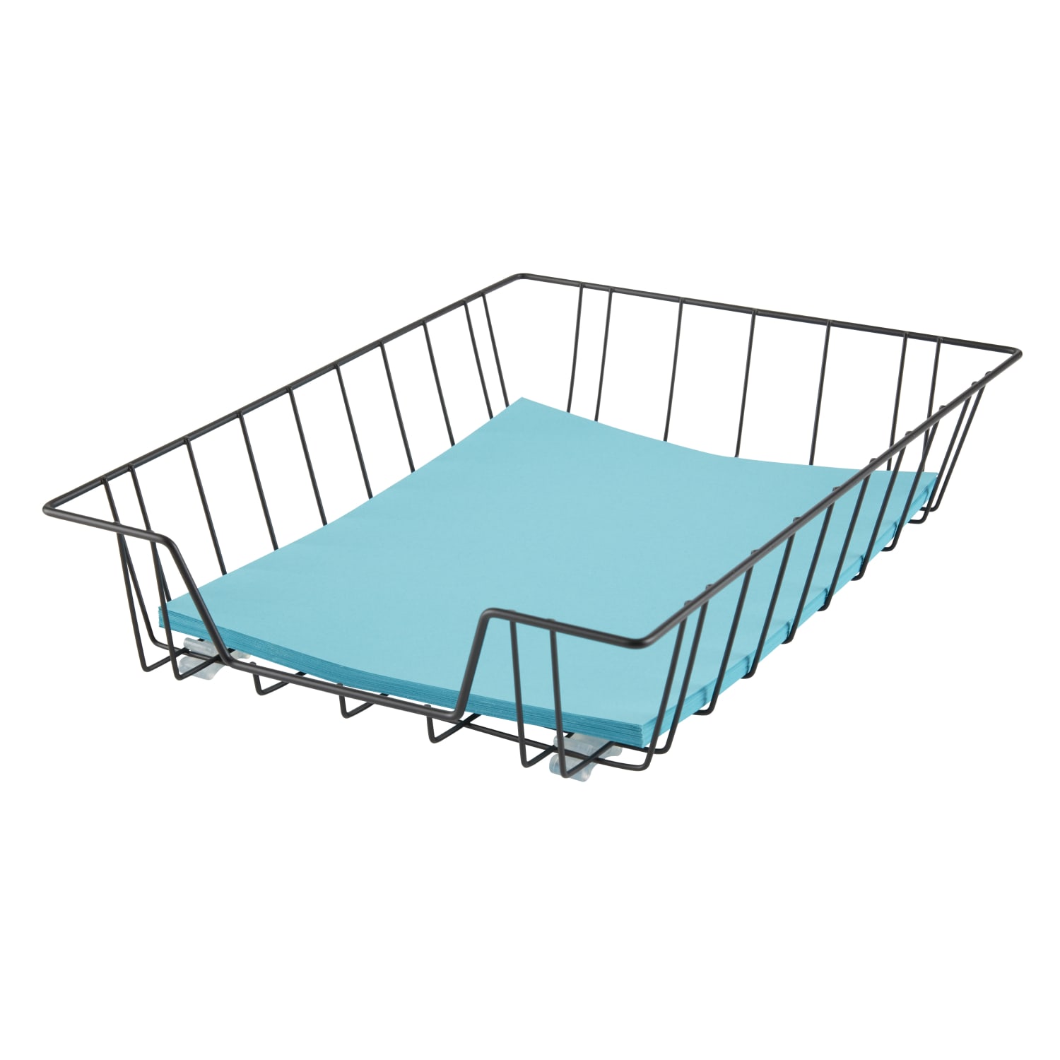 Office Depot Brand Deep Letter-Size Wire Desk Tray, Black - Image 4