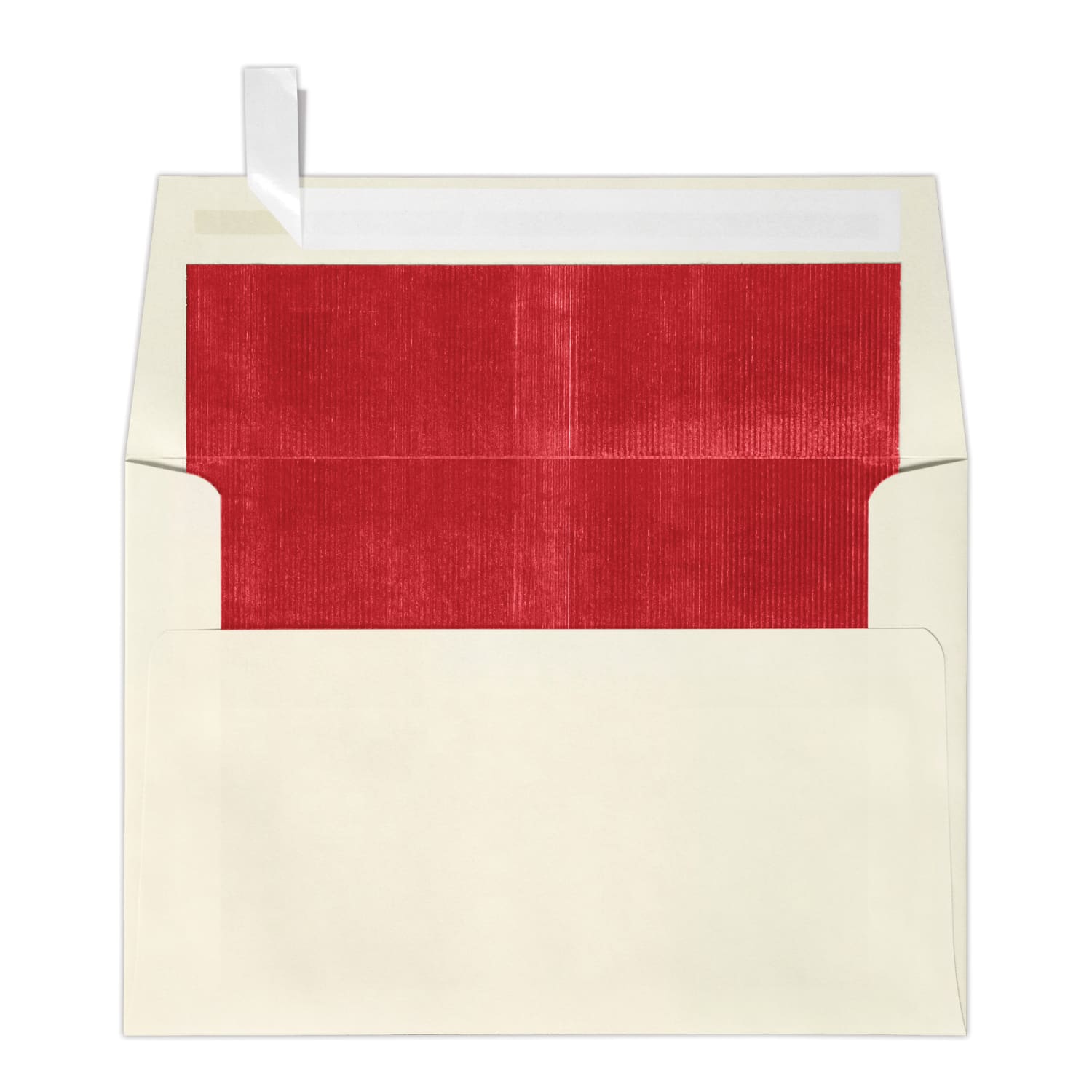 LUX Foil-Lined Invitation Envelopes A4, Peel & Press Closure, Natural/Red, Pack Of 1,000 - Image 4
