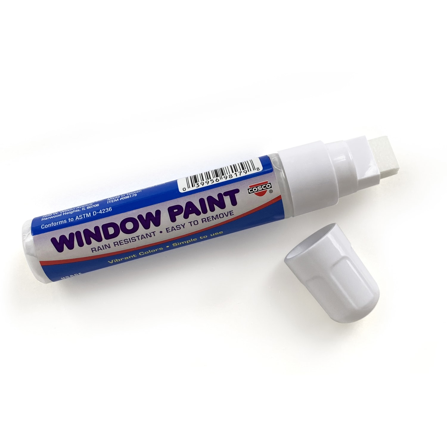 Cosco Window Paint Marker, White - Image 3