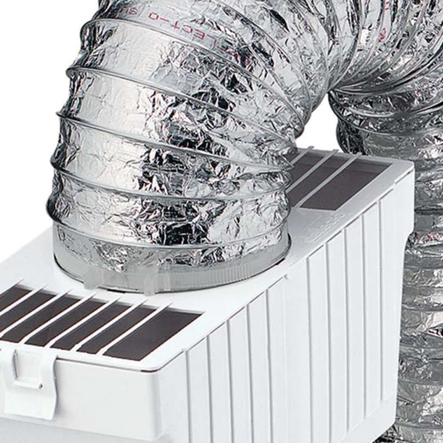Deflecto Supurr-Flex Indoor Dryer Vent Lint Trap Kit, White, LTF - Image 5
