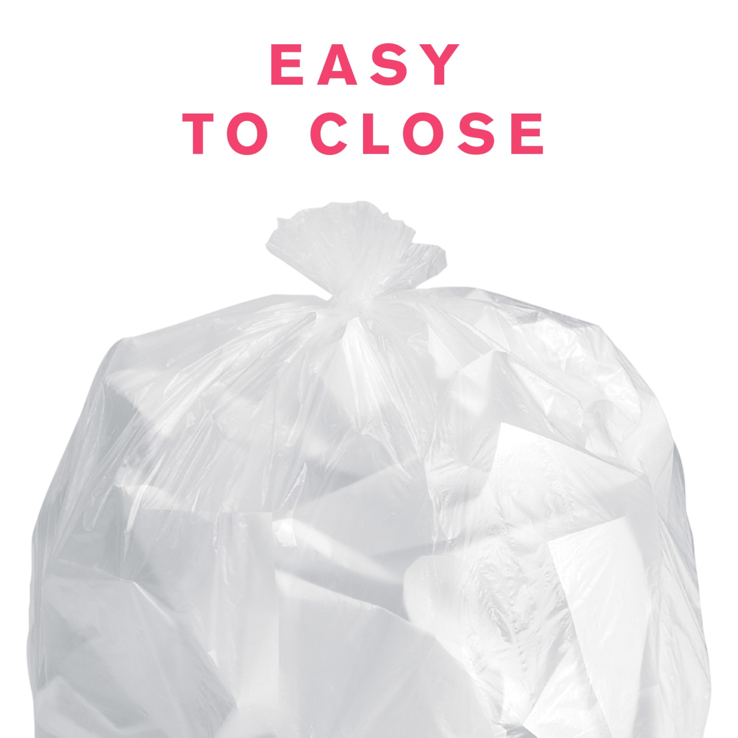 Highmark Wastebasket Trash Bags, 10 Gallon, Clear, Box Of 160 Bags - Image 5