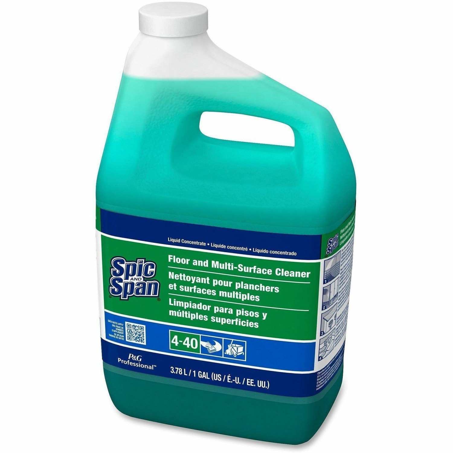 Spic And Span Floor Cleaner, 128 Oz Bottle, Case Of 3 - Image 6