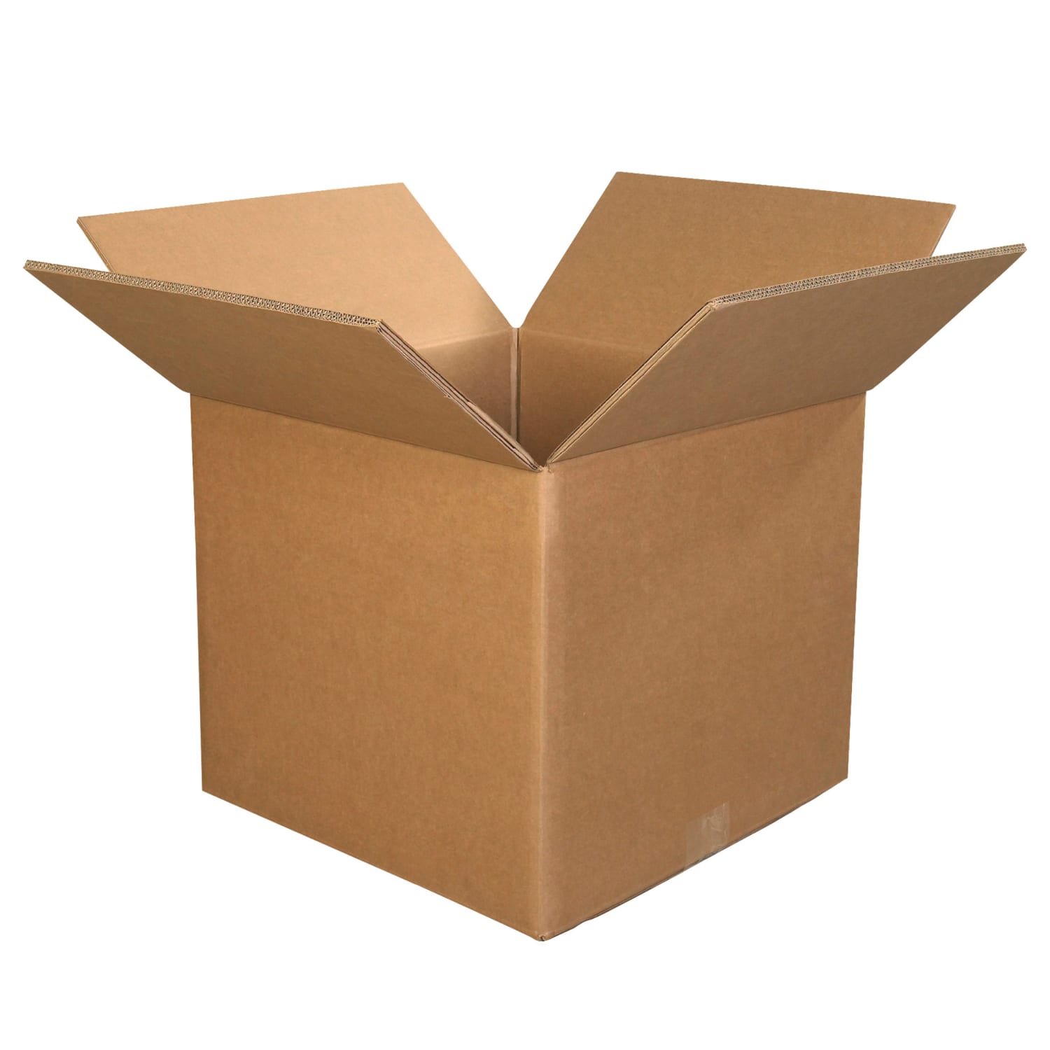Partners Brand Heavy-Duty Triple-Wall Storage Boxes, 30in x 30in x 30in, Kraft, Case Of 5