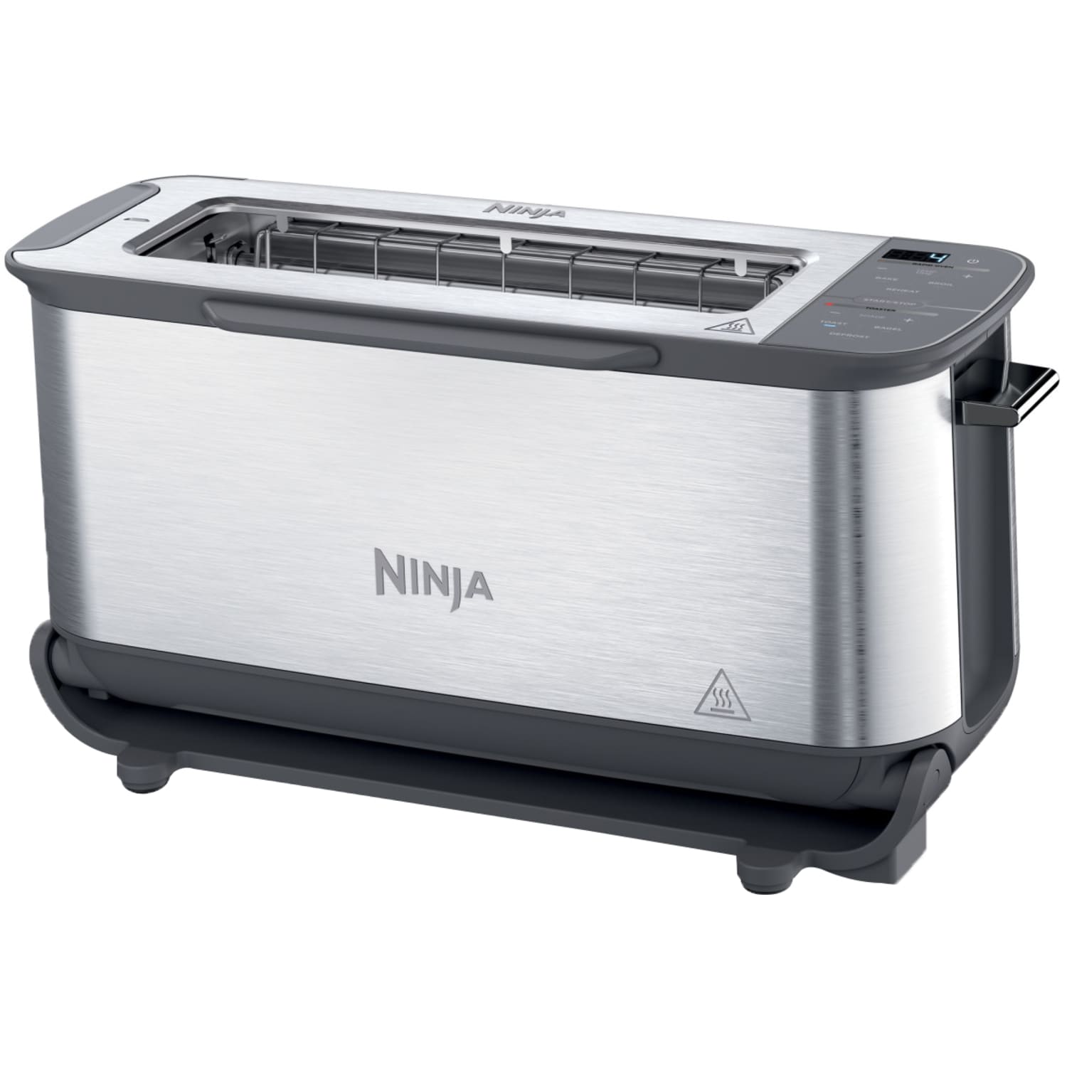 Ninja ST101 Foodi 2-in-1 Flip Toaster And Compact Toaster Oven, Stainless Steel - Image 3