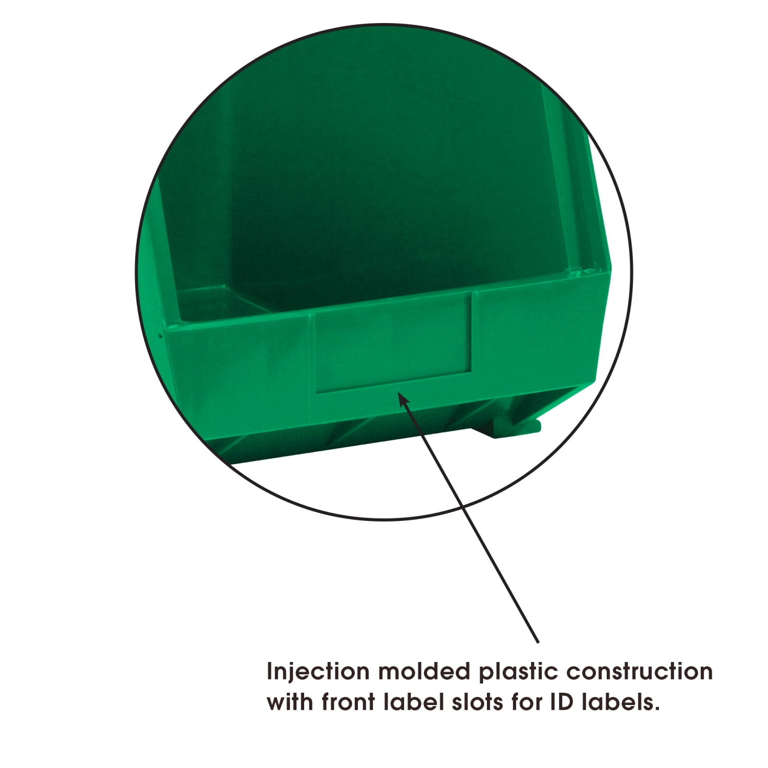 Partners Brand Plastic Stack & Hang Bin Boxes, Small Size, 10 7/8in x 4 1/8in x 4in, Clear, Pack Of 12 - Image 5