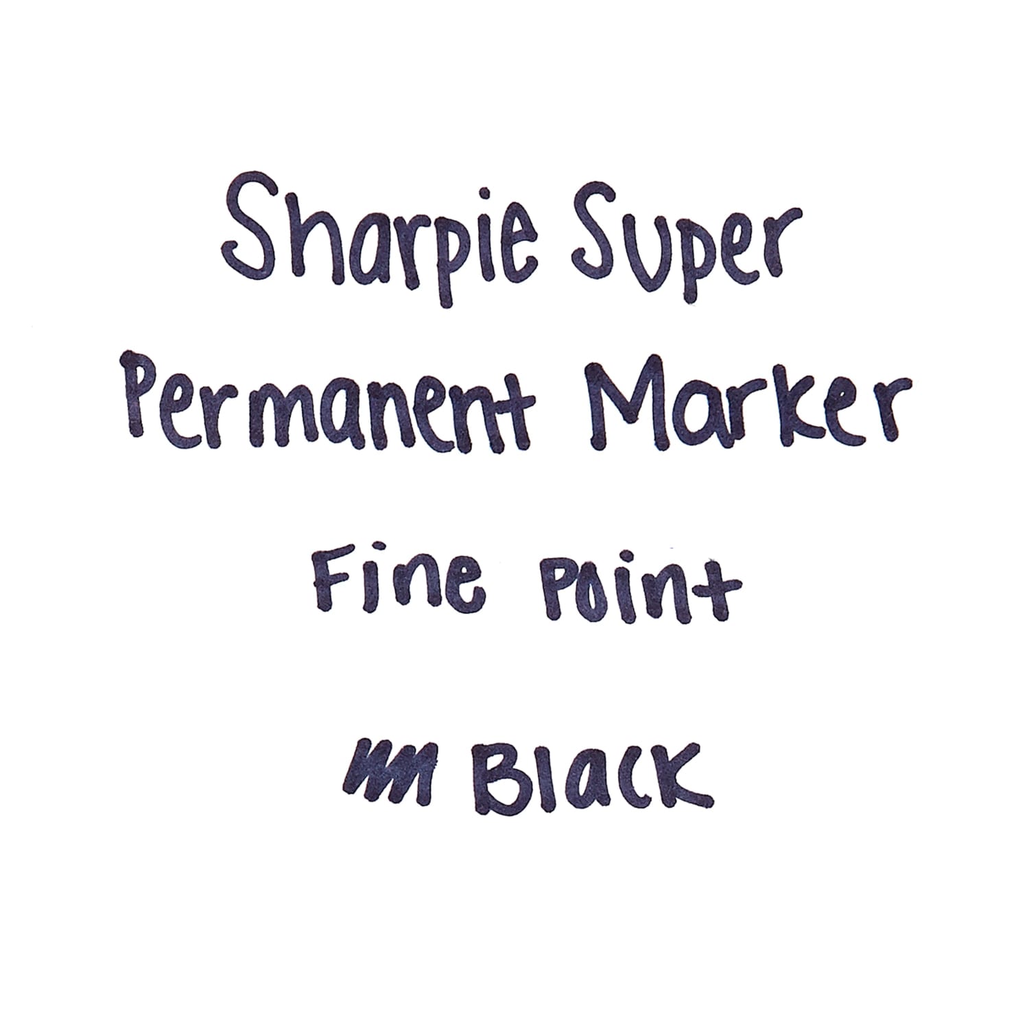 Super Sharpie Permanent Markers, Black, Pack Of 6 Markers - Image 5