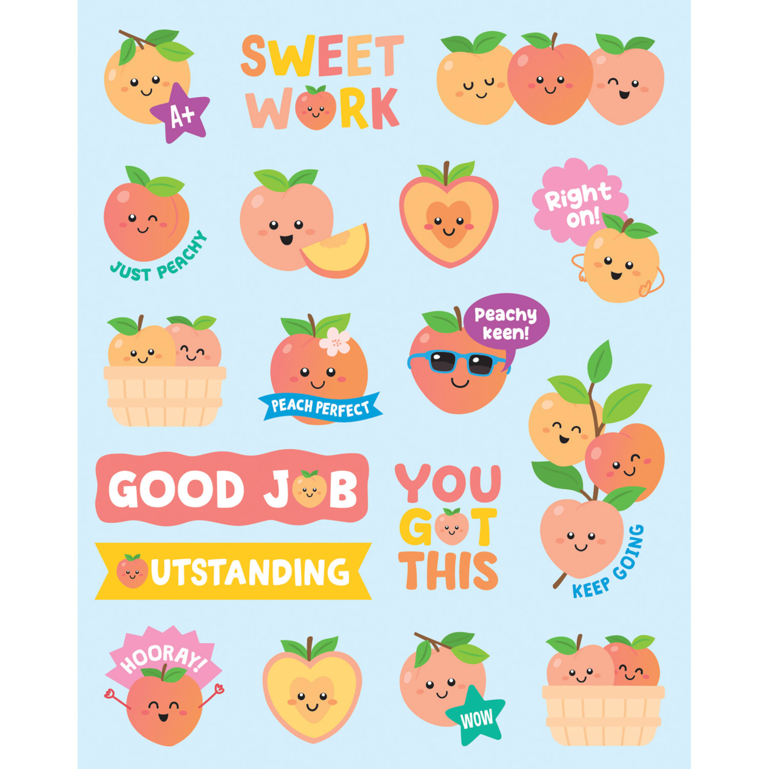 Teacher Created Resources Smelly Stickers, Peach, 108 Per Pack, Set Of 6 Packs - Image 3