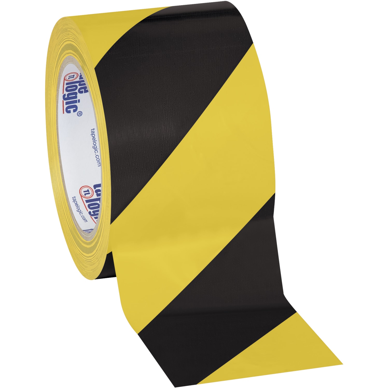 Partners Brand Solid Vinyl Safety Tape, 3in x 36 Yd., Black/Yellow Stripes, Case Of 16 - Image 3