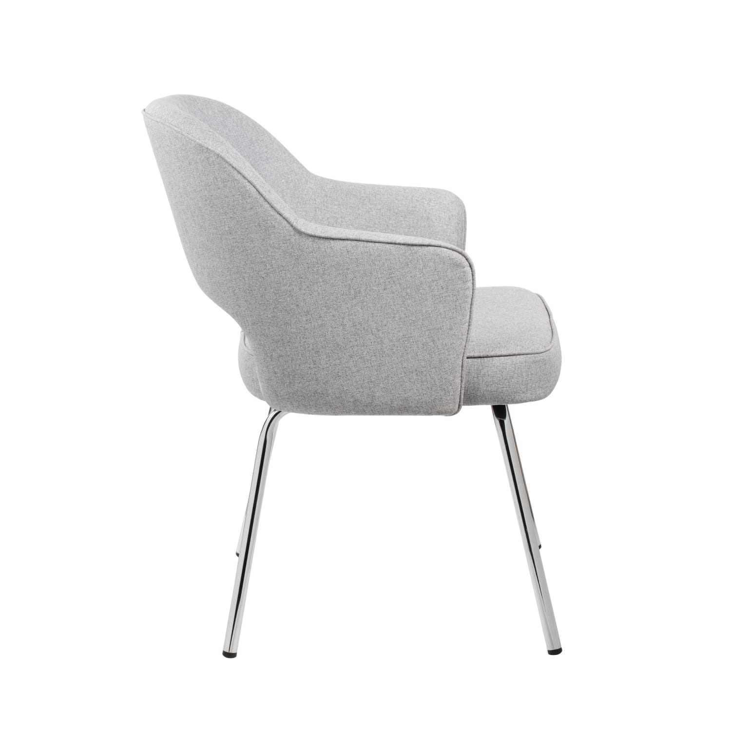 Boss Office Products Linen Guest Chair Gray PopularChairscom