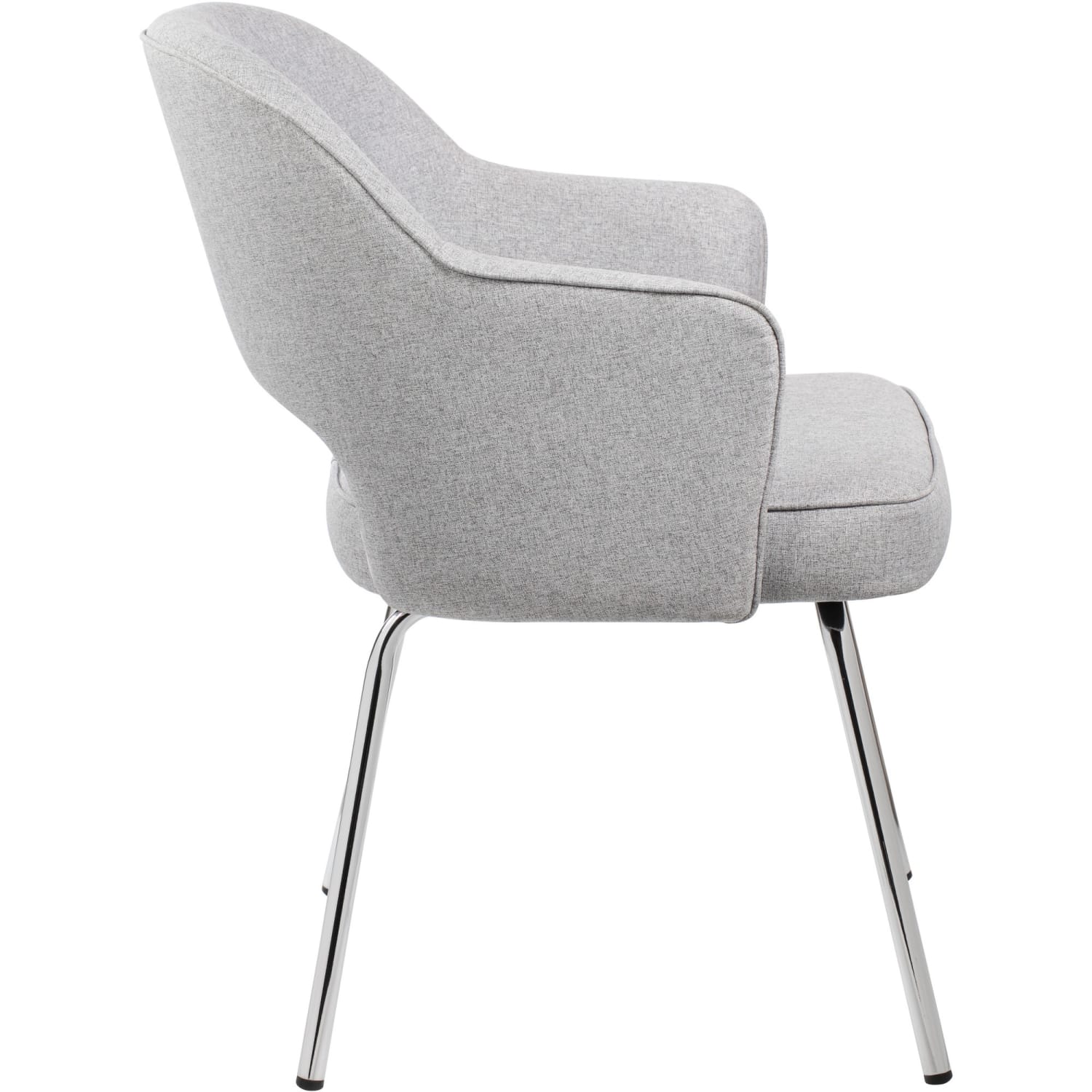 Boss Office Products Linen Guest Chair Gray PopularChairscom