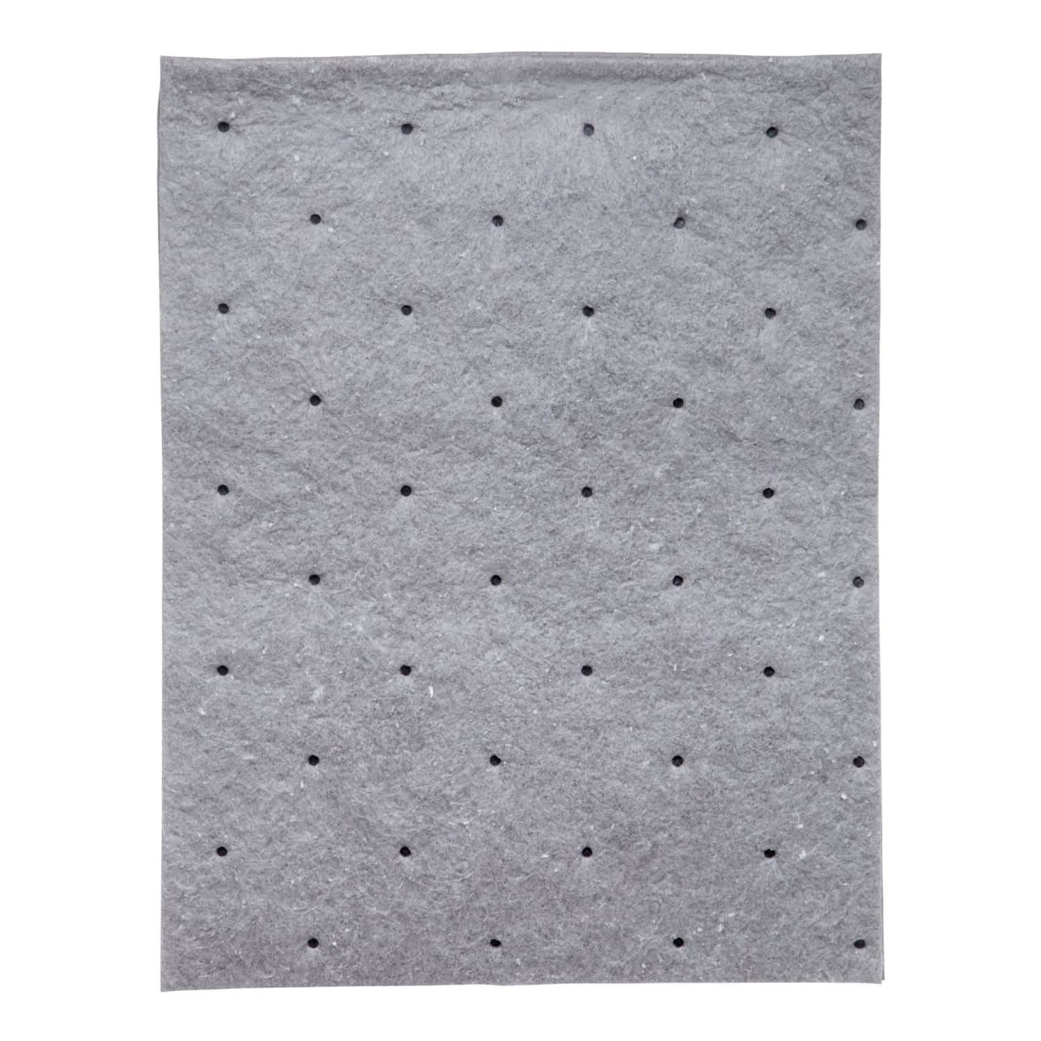 3M Maintenance Sorbent Pads, 15 1/2in x 20 1/2in, Gray, Case Of 100 Pads - Image 3