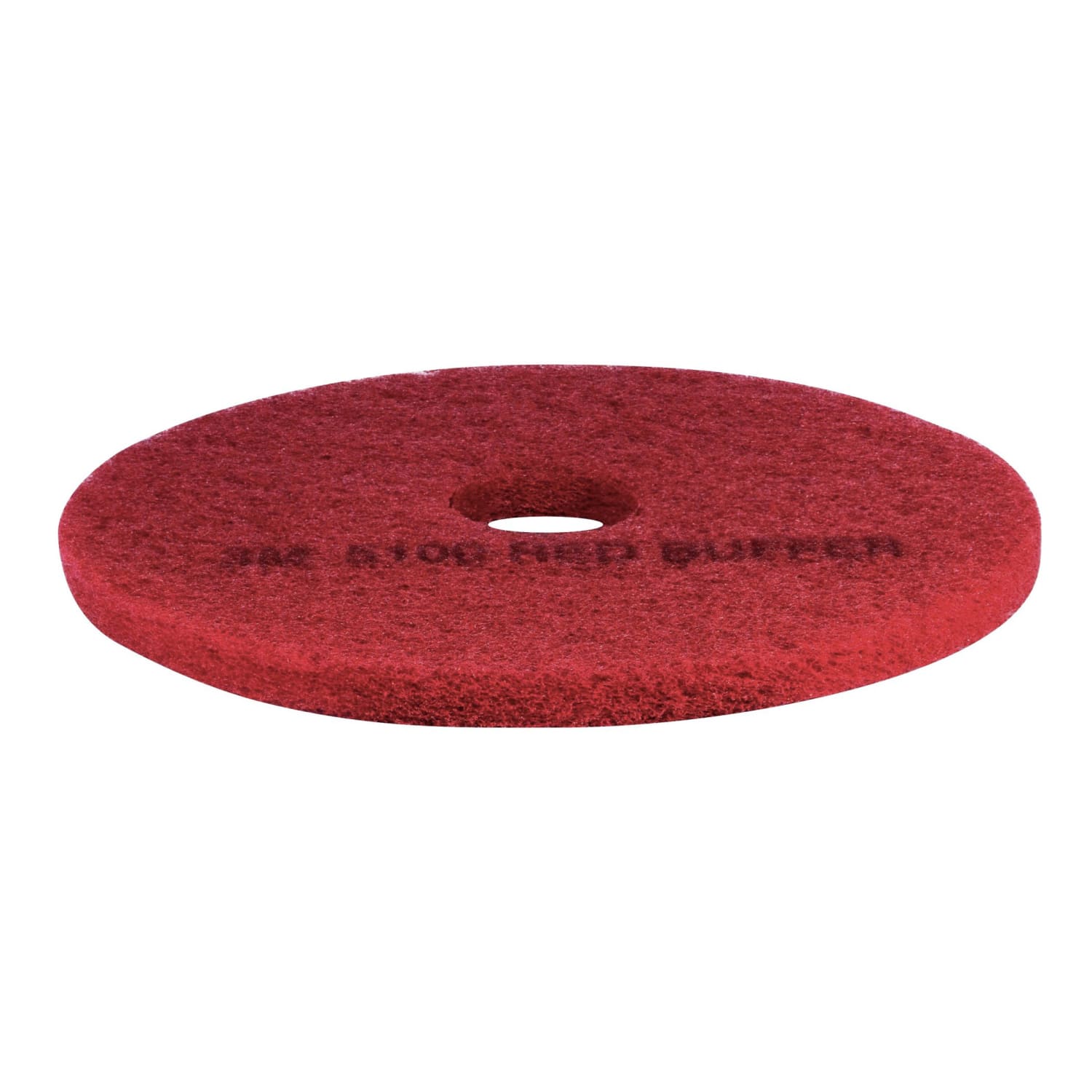 3M 5100 Buffer Pads, 18in, Red, Case Of 5 Pads - Image 3