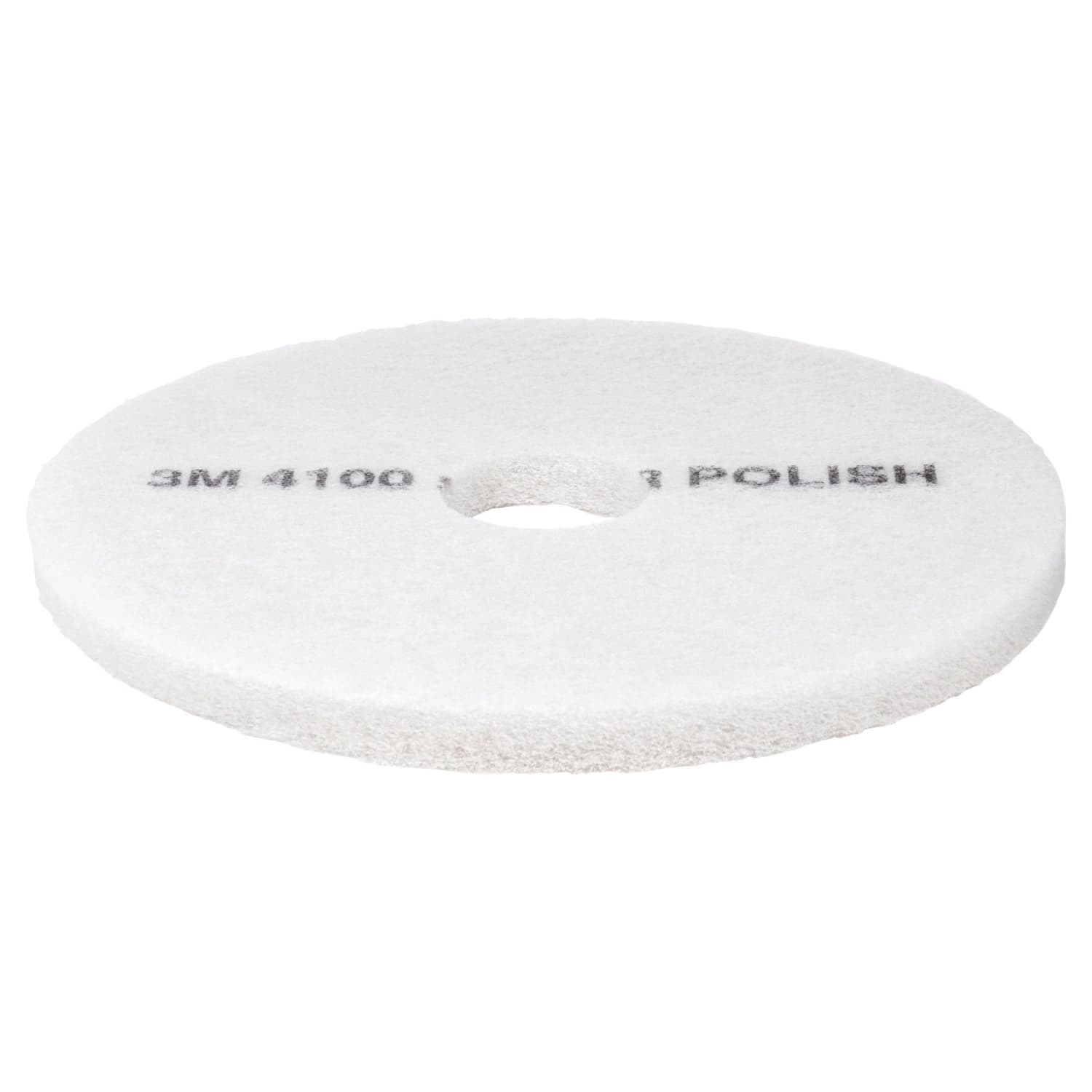 3M 4100 Super Polishing Floor Pads, 18in Diameter, White, Pack Of 5 Pads - Image 4