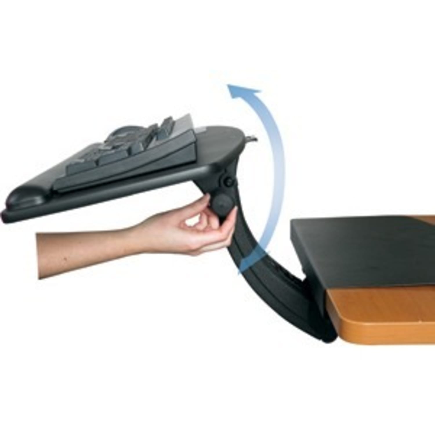 3M AKT170LE Adjustable Keyboard Tray - 23in Height x 26.5in Width x 8in Depth - 1 - Image 6