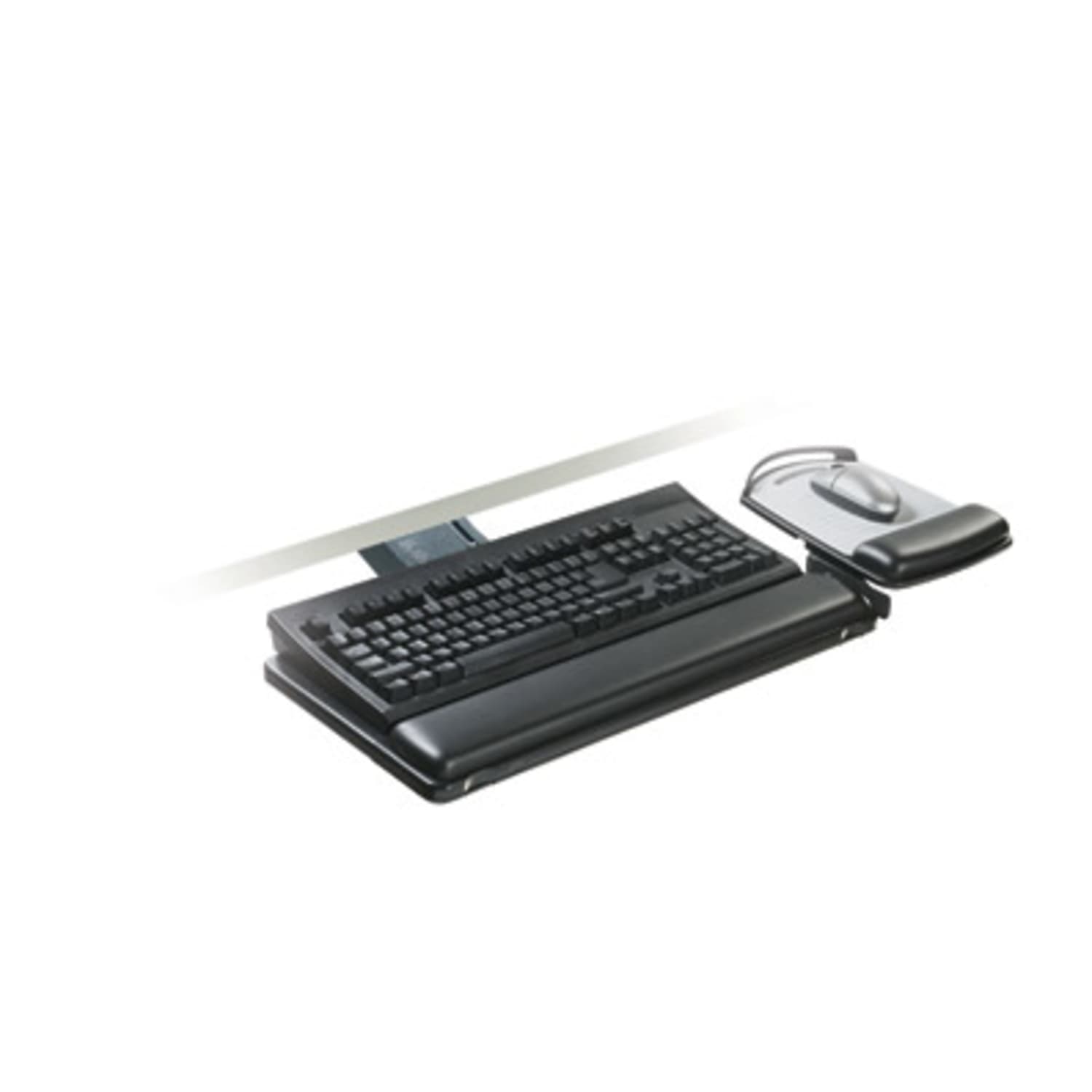 3M AKT170LE Adjustable Keyboard Tray - 23in Height x 26.5in Width x 8in Depth - 1 - Image 3