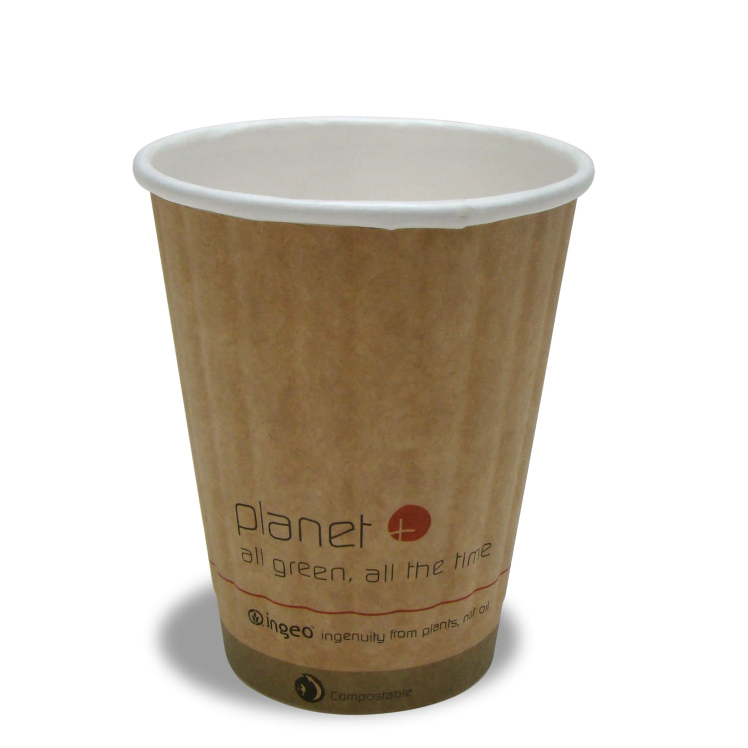 StalkMarket Planet+ Compostable Hot Cups, Double Wall, 8 Oz, Brown, Pack Of 1,000 Cups - Image 4