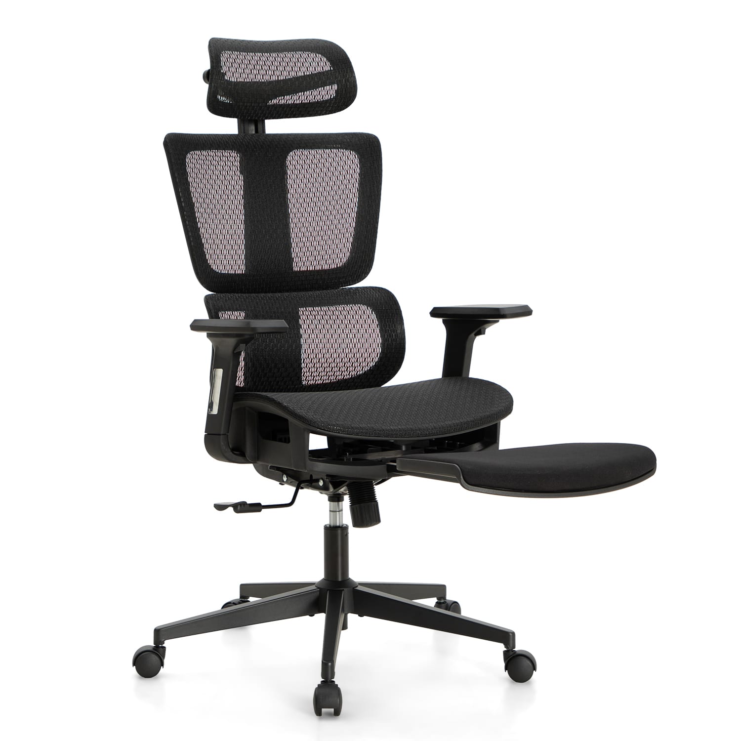 ALPHA HOME Ergonomic Mesh HighBack Office Task Chair With Retractable Footrest Black PopularChairscom ALPHA HOME Ergonomic Mesh High Back Office Task Chair With Retractable Footrest Black PopularChairscom