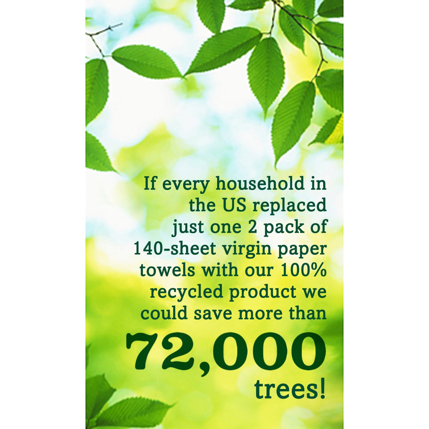 Seventh Generation Right-Size 2-Ply Paper Towels, 100% Recycled, 156 Sheets Per Roll, Pack Of 24 Rolls - Image 4