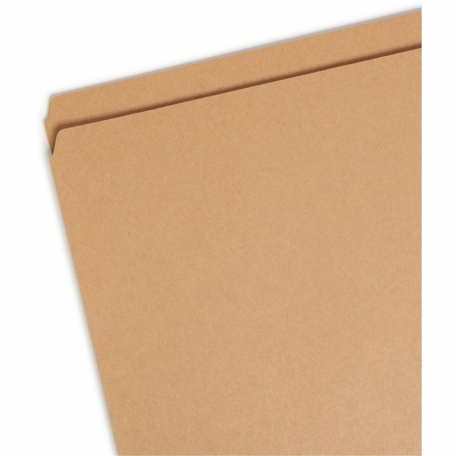 Smead Straight-Cut Kraft File Folders, Letter Size, Kraft, Box Of 100 - Image 4