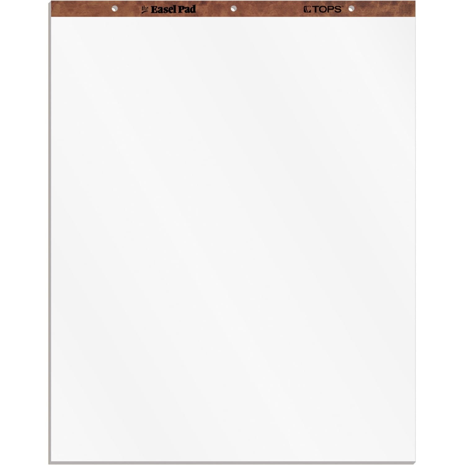 TOPS Plain Paper Easel Pads - 50 Sheets - Plain - 16 lb Basis Weight - 27inx34in Sheet Size - White Paper - 7903
