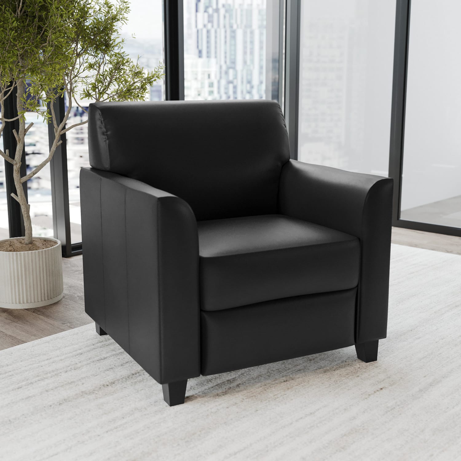 Flash Furniture HERCULES Diplomat Series Leathersoft Chair Black PopularChairscom Flash Furniture HERCULES Diplomat Series Leathersoft Chair Black PopularChairscom