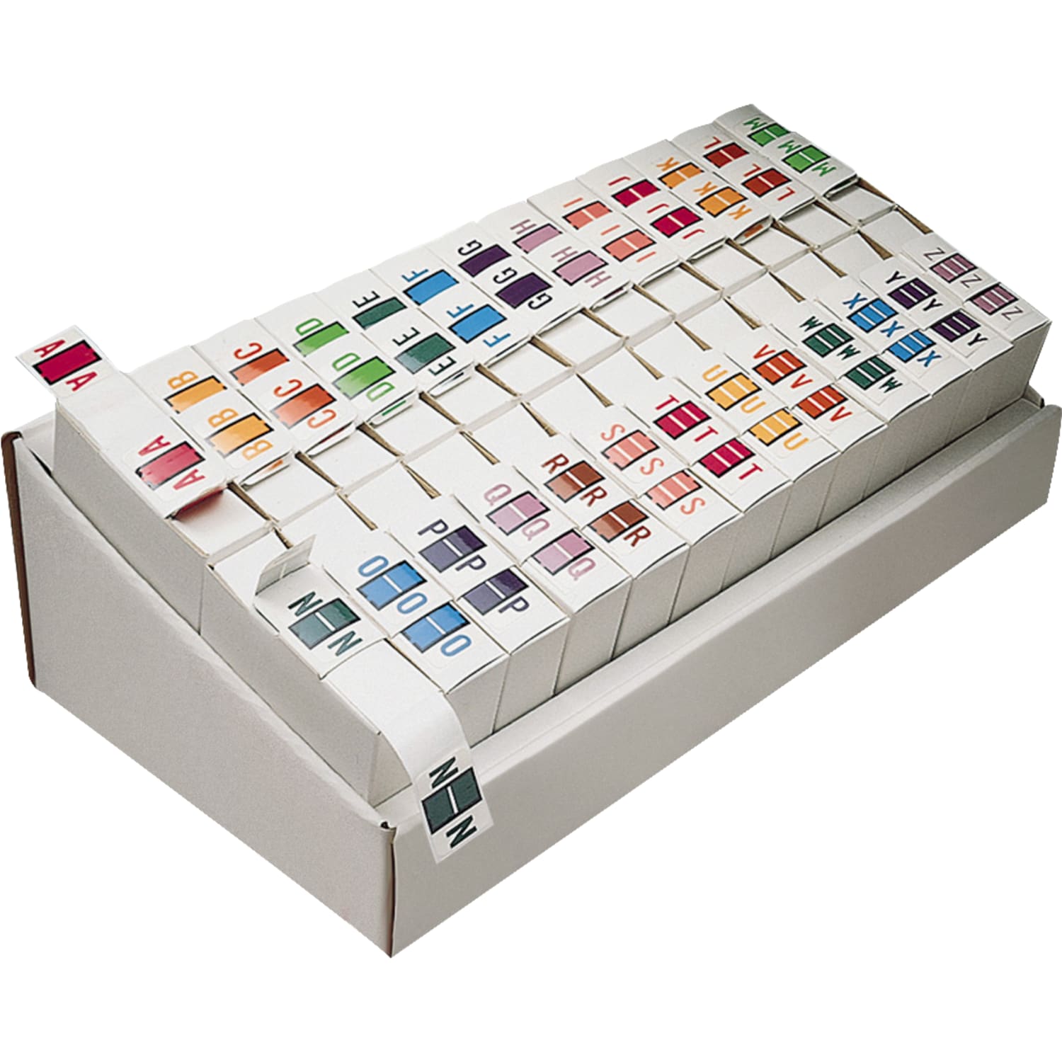 Smead BCCR Bar-Style Permanent Alphabetical Labels, O, Blue, Roll Of 500 - Image 3
