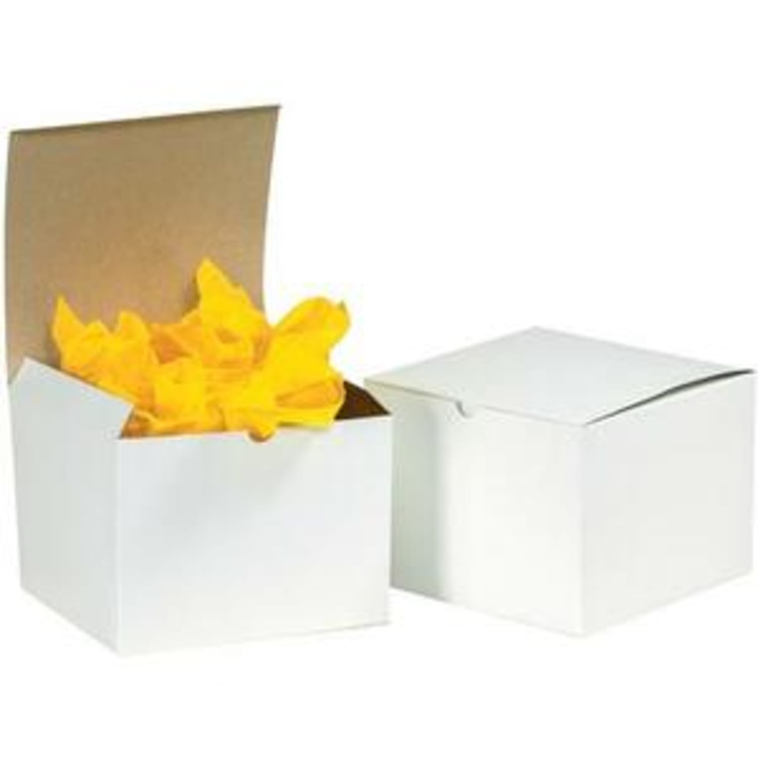 Office Depot Brand Gift Boxes, 10inL x 5inW x 4inH, 100% Recycled, White, Case Of 100 - Image 3