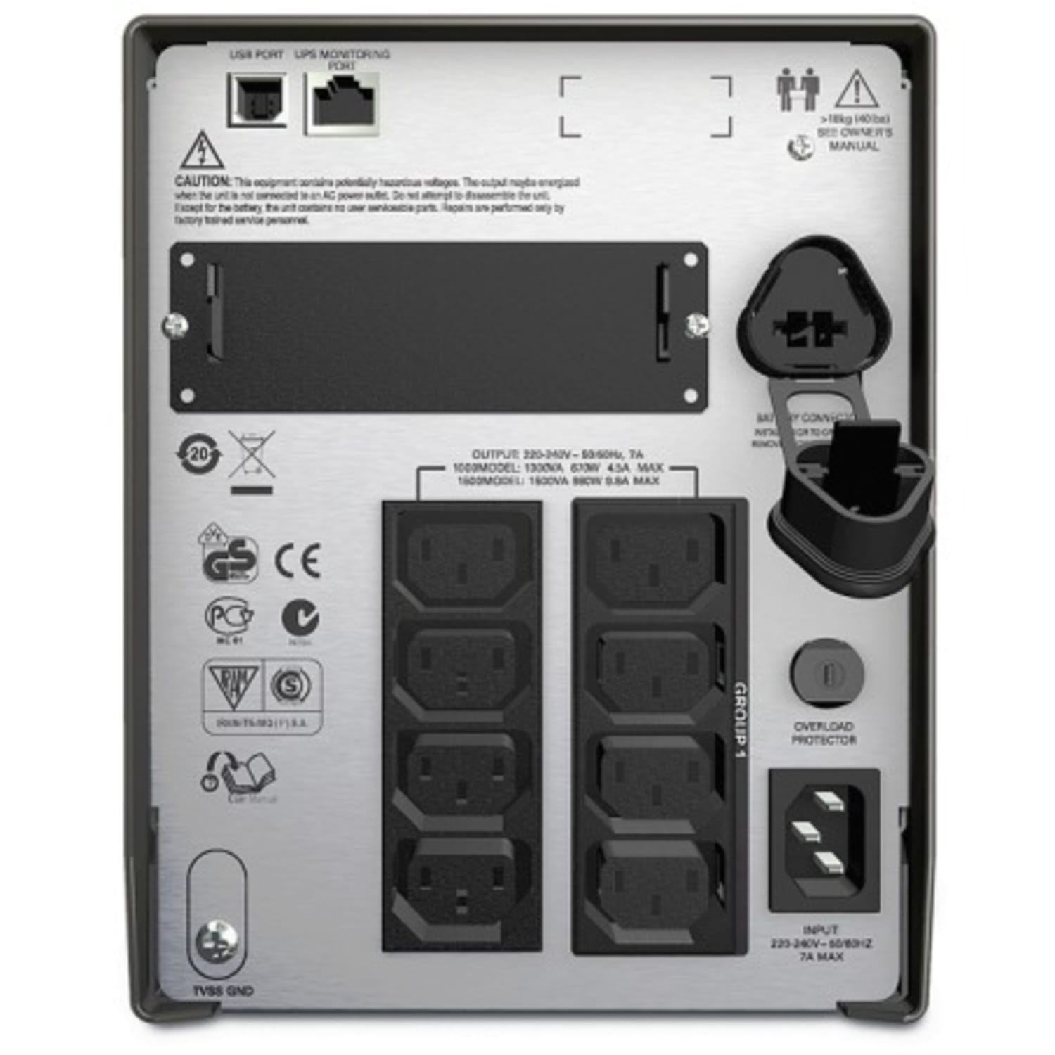 APC Smart-UPS SMT1500I 1500 VA Tower UPS - International Version - Tower - 3 Hour Recharge - 7 Minute Stan - SMT1500I - Image 3