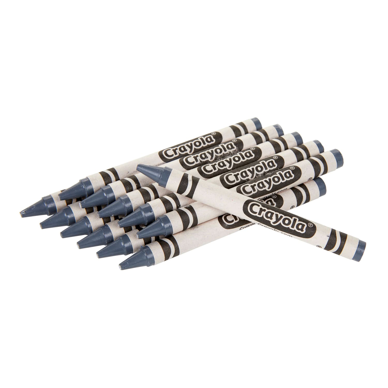 Crayola Bulk Crayons, Regular Size, Gray, 12 Per Pack, Set Of 6 Packs - Image 5